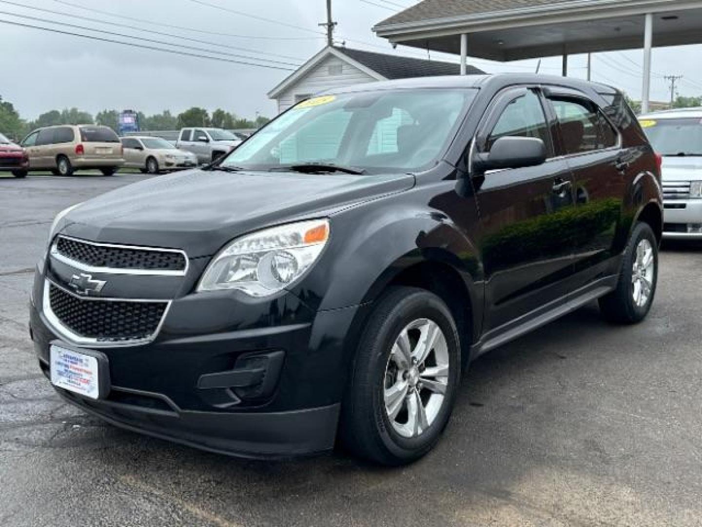 2015 Black Chevrolet Equinox LS 2WD (2GNALAEK8F1) with an 2.4L L4 DOHC 16V FFV engine, 6-Speed Automatic transmission, located at 880 E. National Road, Vandalia, OH, 45377, (937) 908-9800, 39.892189, -84.181015 - Photo#2