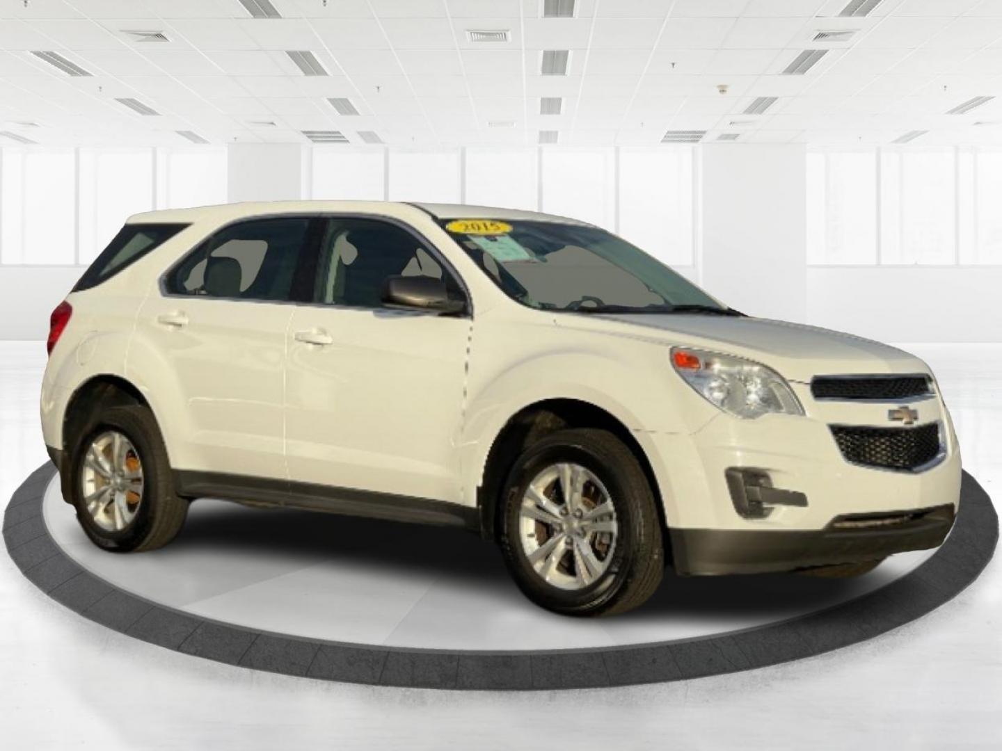 2015 Summit White Chevrolet Equinox LS 2WD (2GNALAEK4F1) with an 2.4L L4 DOHC 16V FFV engine, 6-Speed Automatic transmission, located at 1951 S Dayton Lakeview Rd., New Carlisle, OH, 45344, (937) 908-9800, 39.890999, -84.050255 - Photo#0