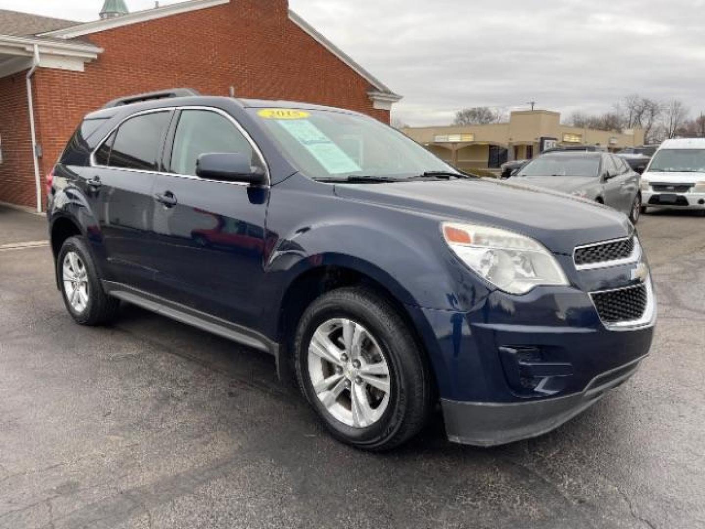 2015 Blue Velvet Metallic Chevrolet Equinox 1LT 2WD (2GNALBEK6F1) with an 2.4L L4 DOHC 16V FFV engine, 6-Speed Automatic transmission, located at 1099 N County Rd 25A, OH, 45373, (937) 908-9800, 40.057079, -84.212883 - Photo#0