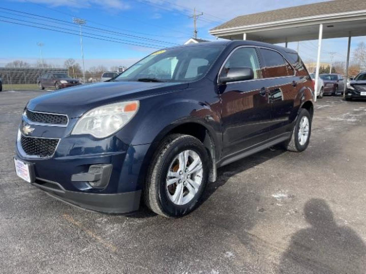 2015 Blue Velvet Metallic Chevrolet Equinox LS 2WD (2GNALAEK9F1) with an 2.4L L4 DOHC 16V FFV engine, 6-Speed Automatic transmission, located at 4508 South Dixie Dr, Moraine, OH, 45439, (937) 908-9800, 39.690136, -84.216438 - Photo#1