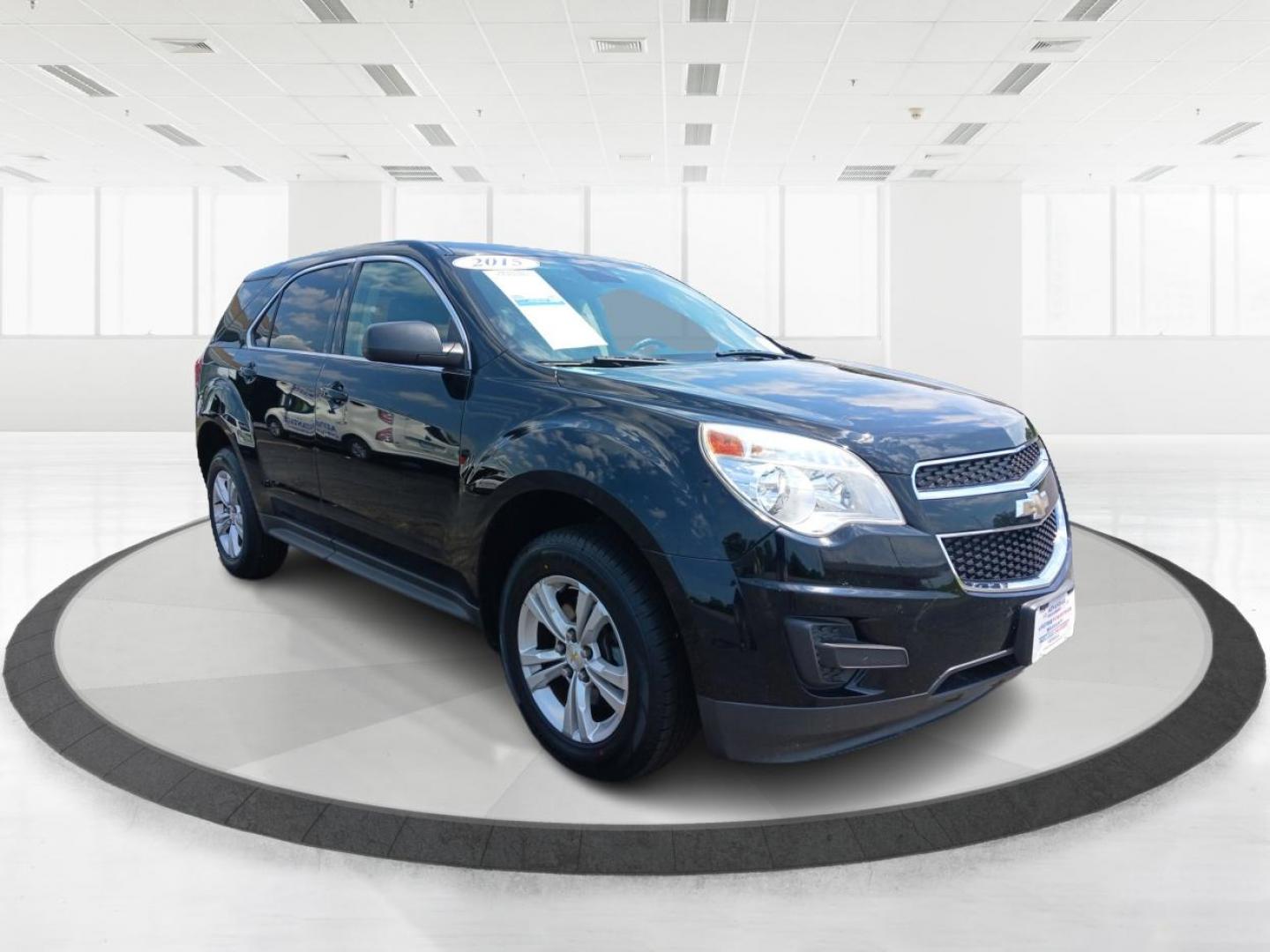 2015 Black Chevrolet Equinox (2GNFLEEK2F6) with an 2.4L L4 DOHC 16V FFV engine, 6-Speed Automatic transmission, located at 1099 N County Rd 25A, OH, 45373, (937) 908-9800, 40.057079, -84.212883 - Photo#0