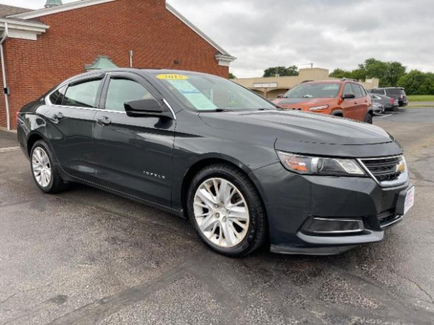 2015 Black Chevrolet Impala LS (2G11Z5SL6F9) with an 2.5L L4 DOHC 16V engine, 6-Speed Automatic transmission, located at 1184 Kauffman Ave, Fairborn, OH, 45324, (937) 908-9800, 39.807365, -84.029114 - Photo#0