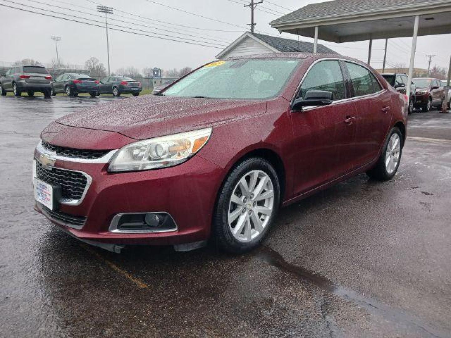 2015 Butte Red Metallic Chevrolet Malibu 2LT (1G11D5SL6FF) with an 2.5L L4 DOHC 16V engine, 6-Speed Automatic transmission, located at 401 Woodman Dr, Riverside, OH, 45431, (937) 908-9800, 39.763779, -84.122063 - Photo#2