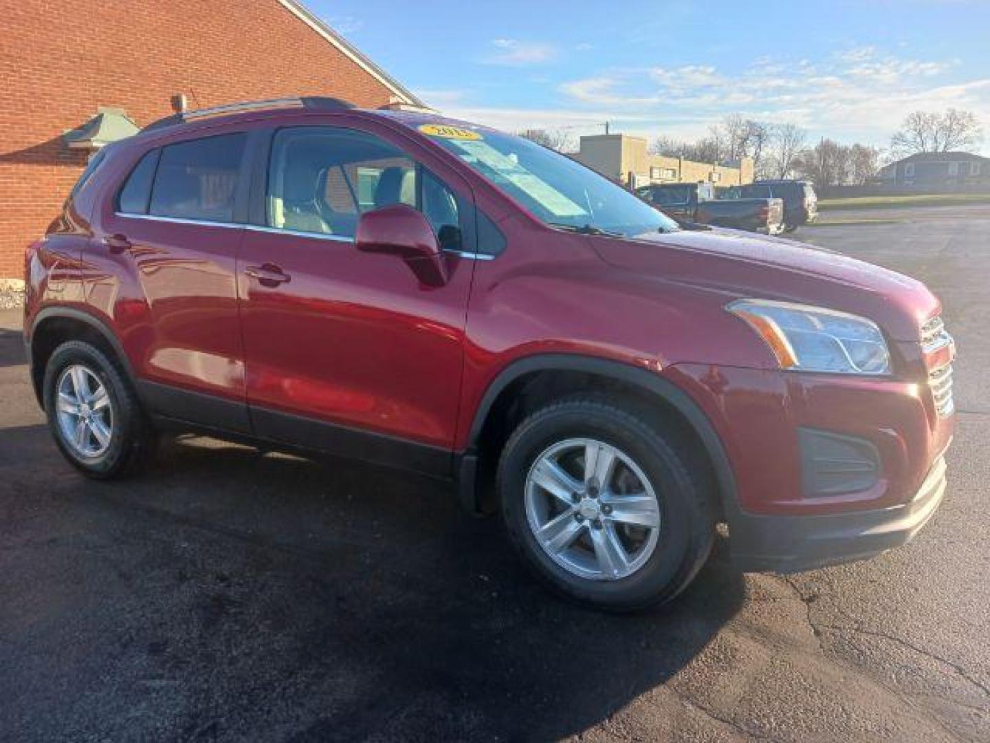 2015 Blaze Red Chevrolet Trax LT AWD (KL7CJRSB6FB) with an 1.4L L4 DOHC 16V engine, 6-Speed Automatic transmission, located at 4508 South Dixie Dr, Moraine, OH, 45439, (937) 908-9800, 39.690136, -84.216438 - Photo#0