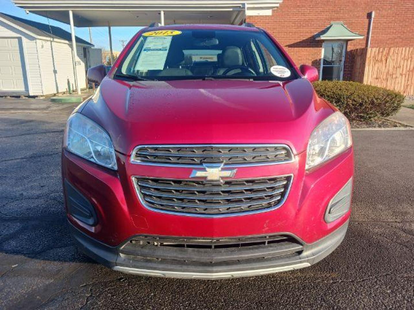 2015 Blaze Red Chevrolet Trax LT AWD (KL7CJRSB6FB) with an 1.4L L4 DOHC 16V engine, 6-Speed Automatic transmission, located at 4508 South Dixie Dr, Moraine, OH, 45439, (937) 908-9800, 39.690136, -84.216438 - Photo#1