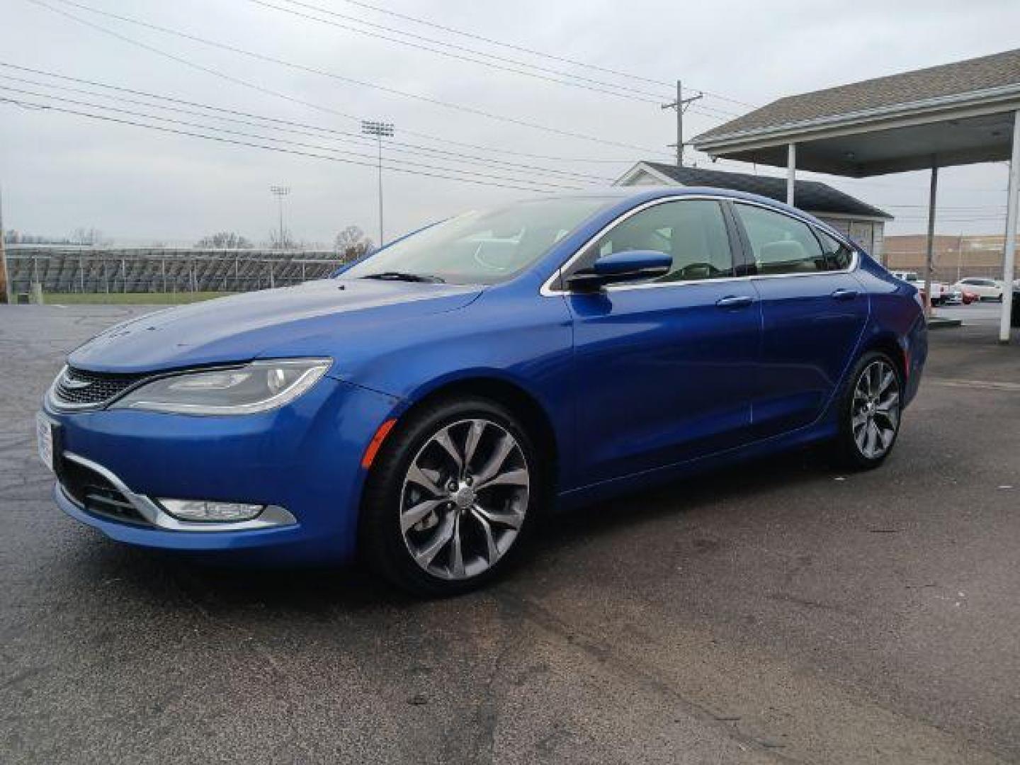 2015 Crystal Blue Pearlcoat Chrysler 200 C AWD (1C3CCCEG7FN) with an 3.6L V6 DOHC 24V FFV engine, 9-Speed Automatic transmission, located at 1951 S Dayton Lakeview Rd., New Carlisle, OH, 45344, (937) 908-9800, 39.890999, -84.050255 - Photo#2