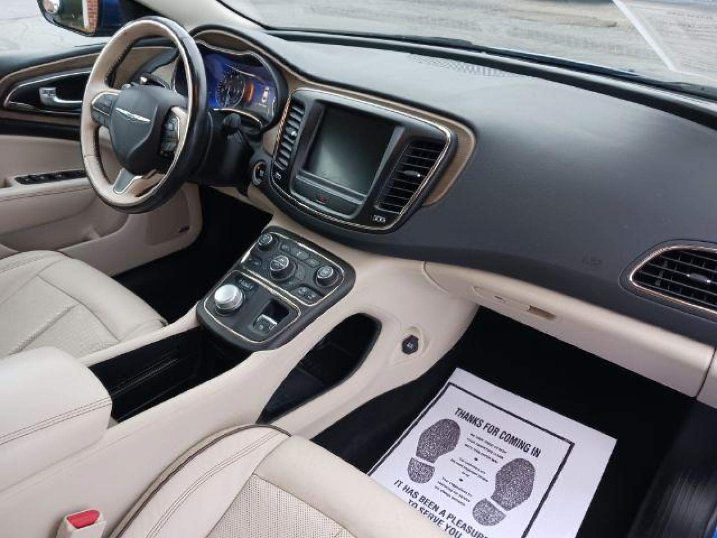 2015 Crystal Blue Pearlcoat Chrysler 200 C AWD (1C3CCCEG7FN) with an 3.6L V6 DOHC 24V FFV engine, 9-Speed Automatic transmission, located at 1951 S Dayton Lakeview Rd., New Carlisle, OH, 45344, (937) 908-9800, 39.890999, -84.050255 - Photo#8