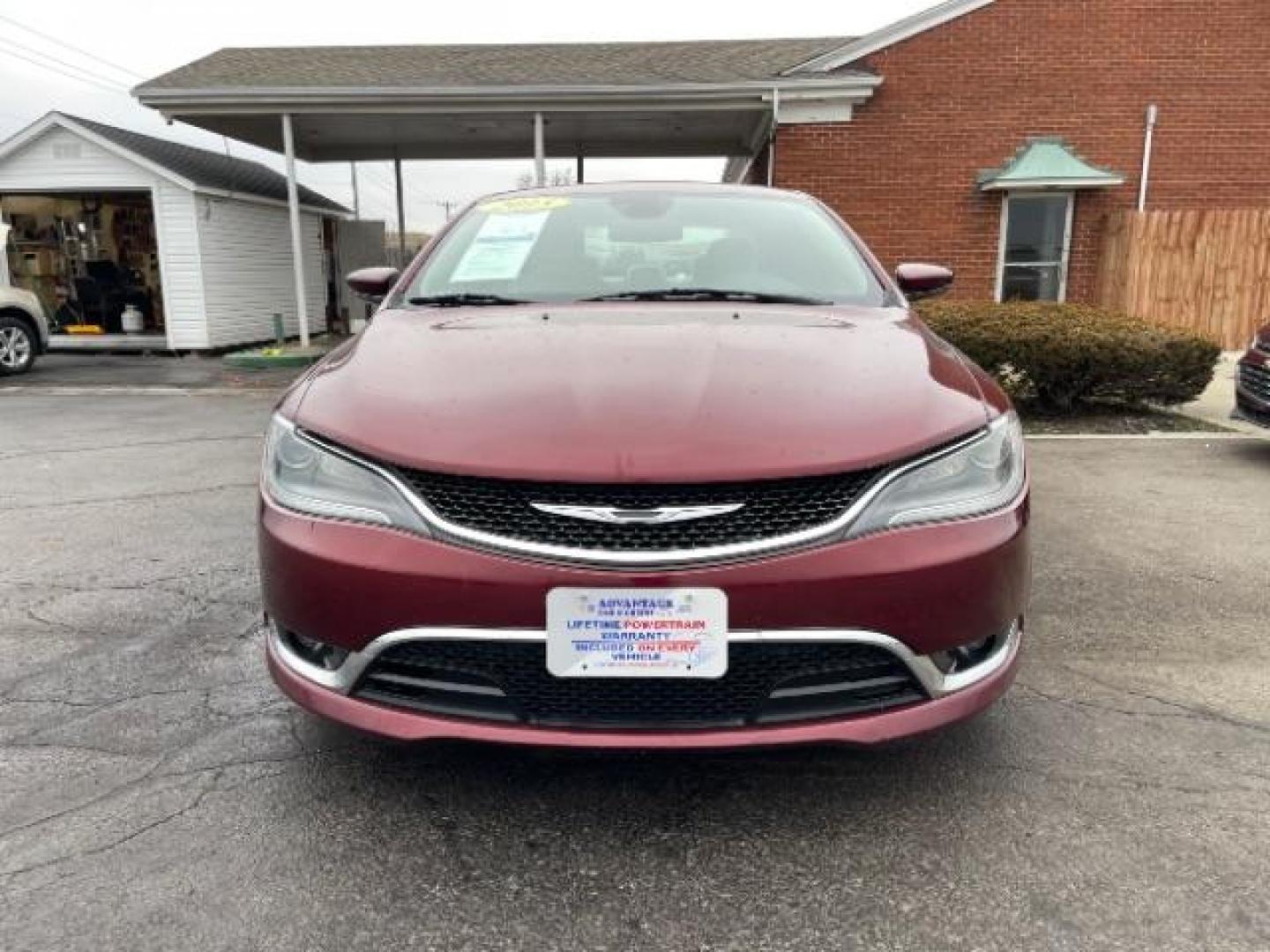 2015 Velvet Red Pearlcoat Chrysler 200 C AWD (1C3CCCEG1FN) with an 3.6L V6 DOHC 24V FFV engine, 9-Speed Automatic transmission, located at 880 E. National Road, Vandalia, OH, 45377, (937) 908-9800, 39.892189, -84.181015 - Photo#4