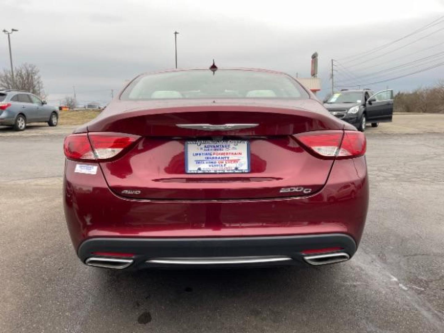 2015 Velvet Red Pearlcoat Chrysler 200 C AWD (1C3CCCEG1FN) with an 3.6L V6 DOHC 24V FFV engine, 9-Speed Automatic transmission, located at 880 E. National Road, Vandalia, OH, 45377, (937) 908-9800, 39.892189, -84.181015 - Photo#5