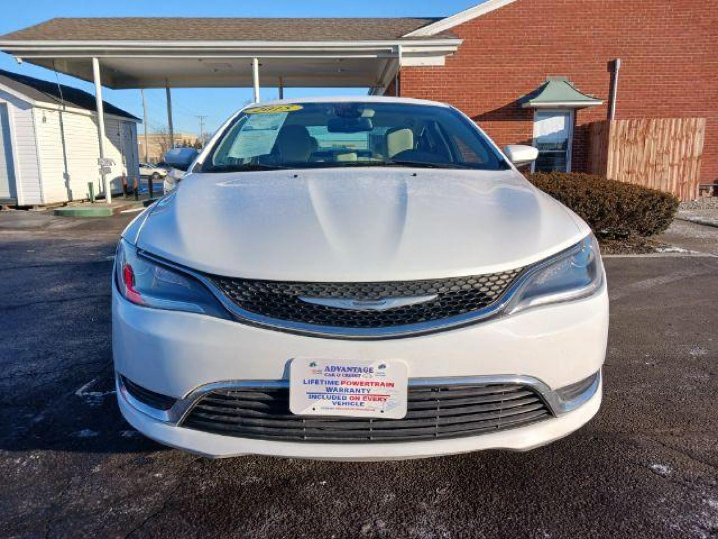 2015 Lunar White Tri-Coat Chrysler 200 Limited (1C3CCCAB9FN) with an 2.4L L4 DOHC 16V engine, 9-Speed Automatic transmission, located at 1099 N County Rd 25A, OH, 45373, (937) 908-9800, 40.057079, -84.212883 - Photo#1