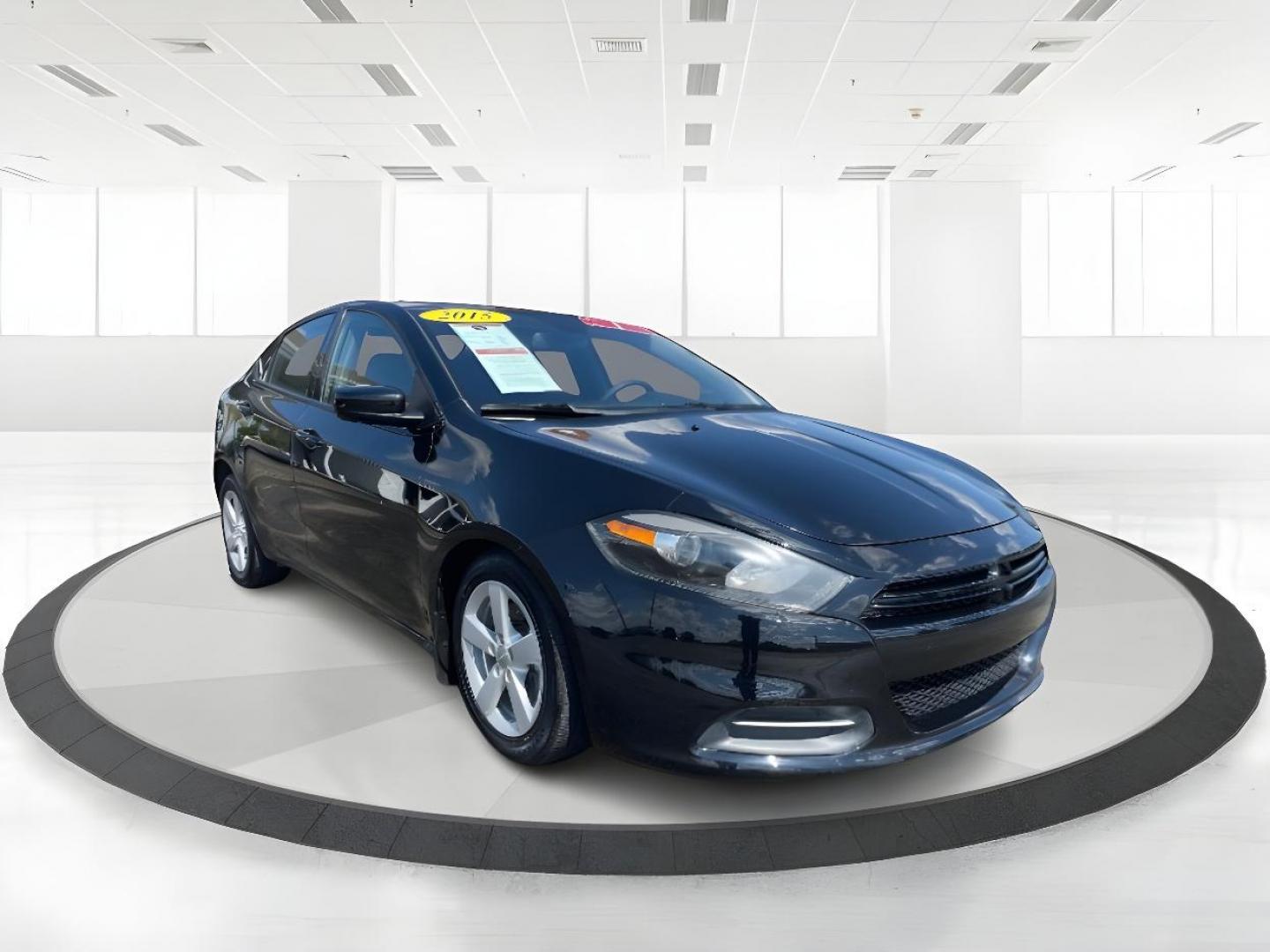 2015 Pitch Black Clearcoat Dodge Dart SXT (1C3CDFBB1FD) with an 2.4L L4 DOHC 16V engine, located at 1230 East Main St, Xenia, OH, 45385, (937) 908-9800, 39.687321, -83.910294 - Photo#0