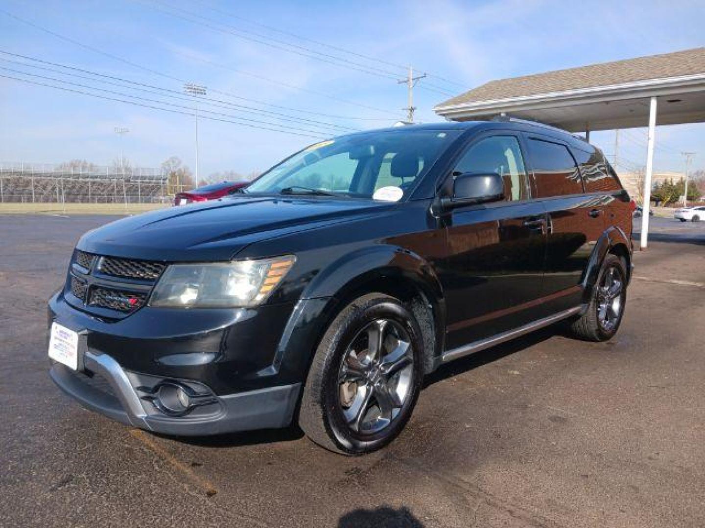 2015 Pitch Black Clearcoat Dodge Journey Crossroad AWD (3C4PDDGG1FT) with an 3.6L V6 DOHC 24V engine, 6-Speed Automatic transmission, located at 1099 N County Rd 25A, OH, 45373, (937) 908-9800, 40.057079, -84.212883 - Photo#2