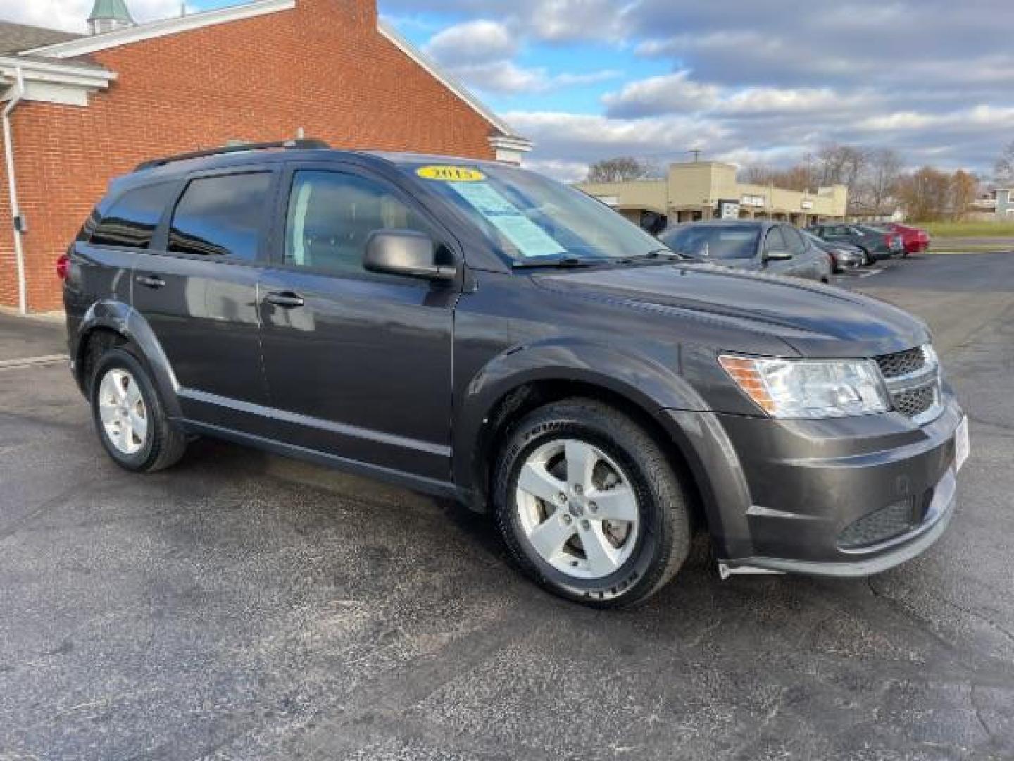 2015 Granite Crystal Met CC Dodge Journey SE (3C4PDCAB9FT) with an 2.4L L4 DOHC 16V engine, 4-Speed Automatic transmission, located at 1230 East Main St, Xenia, OH, 45385, (937) 908-9800, 39.687321, -83.910294 - Photo#0