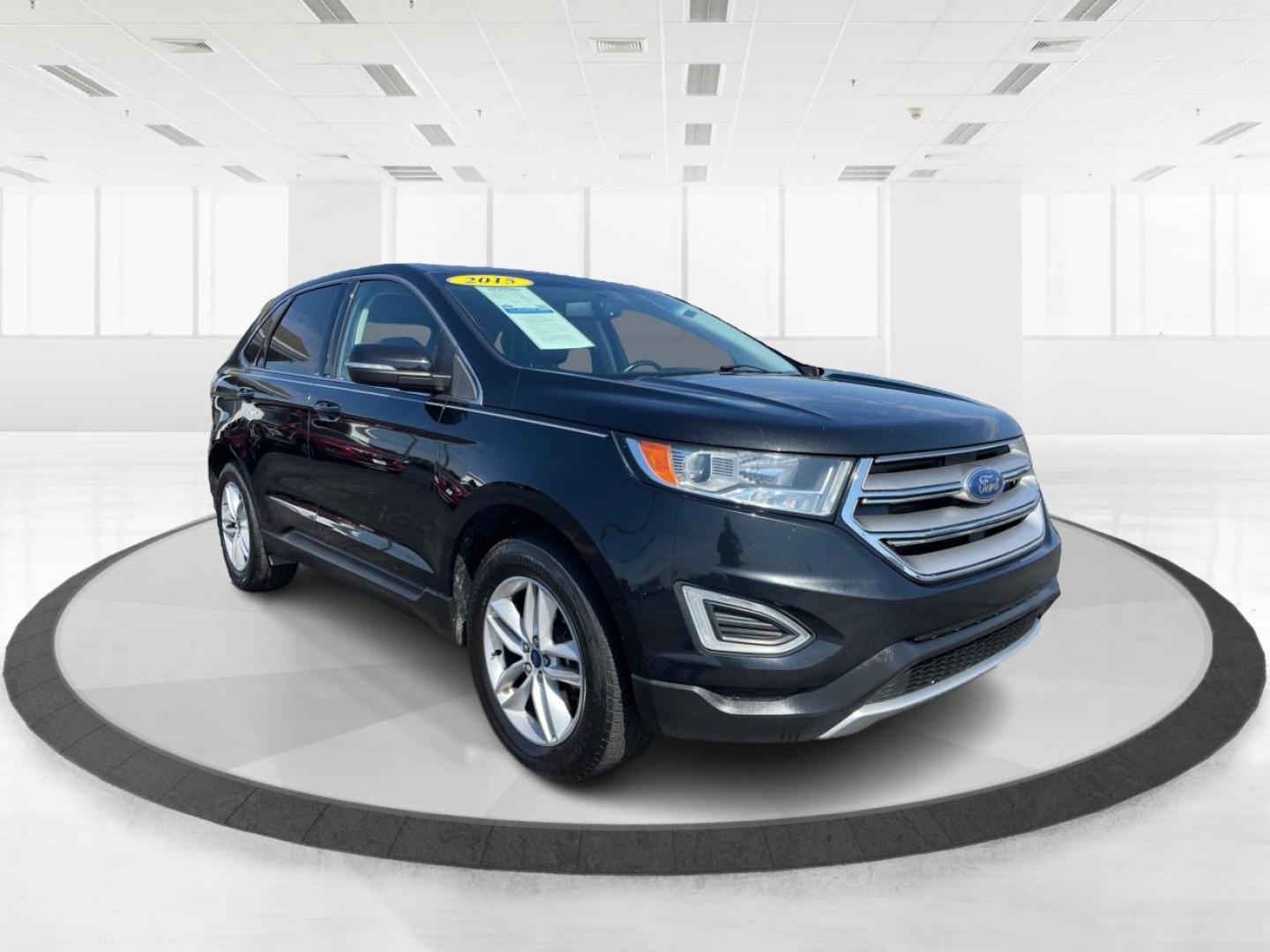 2015 Tuxedo Black Metallic Ford Edge SEL AWD (2FMTK4J8XFB) with an 3.5L V6 DOHC 24V engine, 6-Speed Automatic transmission, located at 1099 N County Rd 25A, OH, 45373, (937) 908-9800, 40.057079, -84.212883 - Photo#0