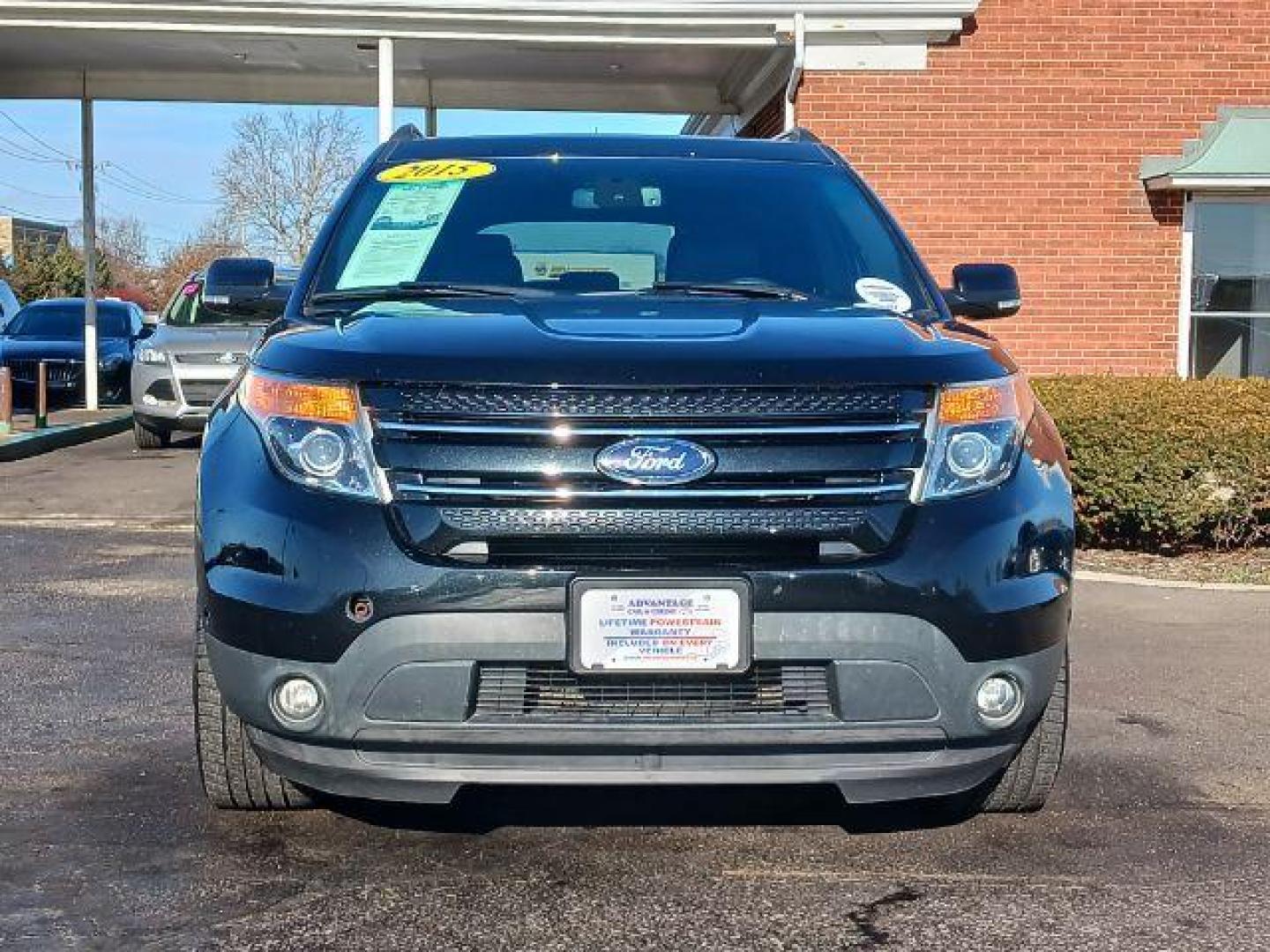 2015 Tuxedo Black Metallic Ford Explorer Limited 4WD (1FM5K8F84FG) with an 3.5L V6 DOHC 24V engine, 6-Speed Automatic transmission, located at 880 E. National Road, Vandalia, OH, 45377, (937) 908-9800, 39.892189, -84.181015 - Photo#1