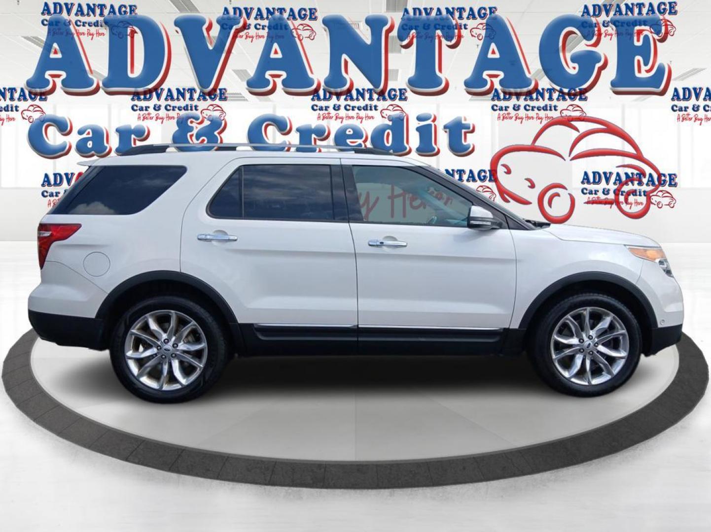 2015 White Platinum Metallic Tri-coat Ford Explorer (1FM5K8F82FG) with an 3.5L V6 DOHC 24V engine, 6-Speed Automatic transmission, located at 1184 Kauffman Ave, Fairborn, OH, 45324, (937) 908-9800, 39.807365, -84.029114 - Photo#1