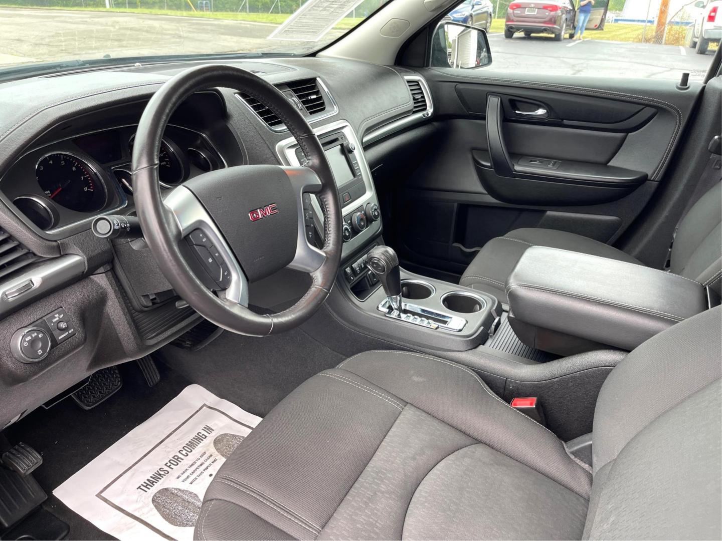 2015 Carbon Black Metallic GMC Acadia SLE-2 AWD (1GKKVPKD8FJ) with an 3.6L V6 DOHC 24V engine, 6-Speed Automatic transmission, located at 1951 S Dayton Lakeview Rd., New Carlisle, OH, 45344, (937) 908-9800, 39.890999, -84.050255 - Photo#8