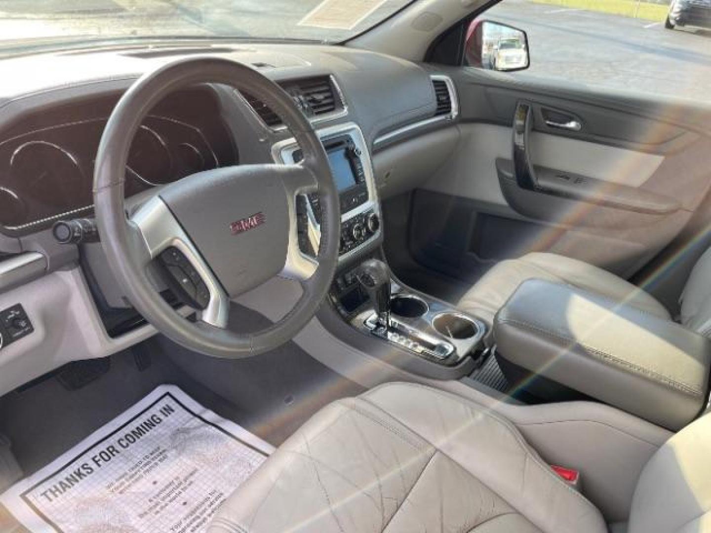 2015 Crimson Red Tincoat GMC Acadia SLT-1 FWD (1GKKRRKD7FJ) with an 3.6L V6 DOHC 24V engine, 6-Speed Automatic transmission, located at 880 E. National Road, Vandalia, OH, 45377, (937) 908-9800, 39.892189, -84.181015 - Photo#6