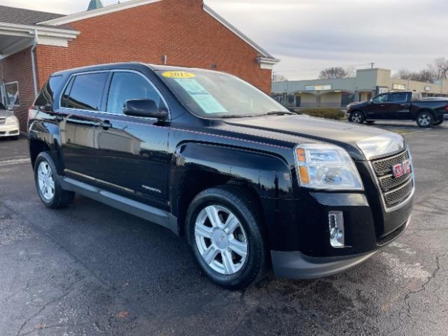 2015 Onyx Black GMC Terrain SLE1 FWD (2GKALMEK1F6) with an 2.4L L4 DOHC 16V engine, 6-Speed Automatic transmission, located at 1099 N County Rd 25A, OH, 45373, (937) 908-9800, 40.057079, -84.212883 - Photo#0