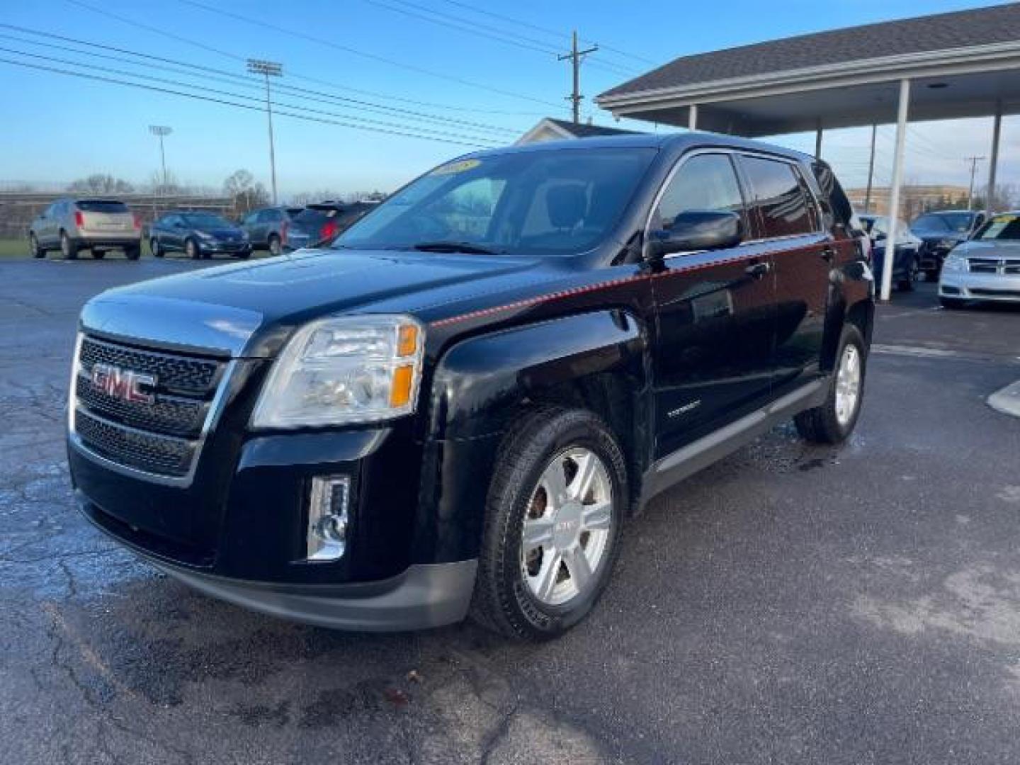 2015 Onyx Black GMC Terrain SLE1 FWD (2GKALMEK1F6) with an 2.4L L4 DOHC 16V engine, 6-Speed Automatic transmission, located at 1099 N County Rd 25A, OH, 45373, (937) 908-9800, 40.057079, -84.212883 - Photo#1