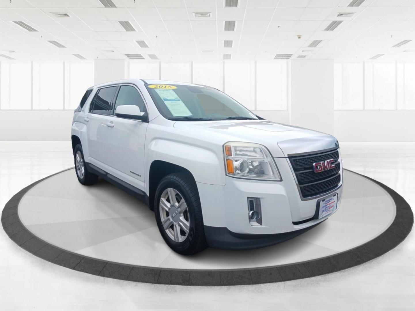 2015 Summit White GMC Terrain (2GKALMEK8F6) with an 2.4L L4 DOHC 16V engine, 6-Speed Automatic transmission, located at 1951 S Dayton Lakeview Rd., New Carlisle, OH, 45344, (937) 908-9800, 39.890999, -84.050255 - Photo#0