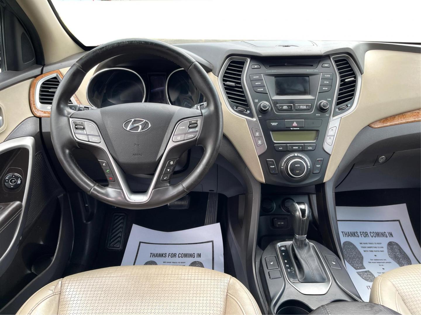 2015 Mineral Gray Hyundai Santa Fe (5XYZUDLB8FG) with an 2.4L L4 DOHC 16V engine, 6-Speed Automatic transmission, located at 4508 South Dixie Dr, Moraine, OH, 45439, (937) 908-9800, 39.690136, -84.216438 - Photo#20