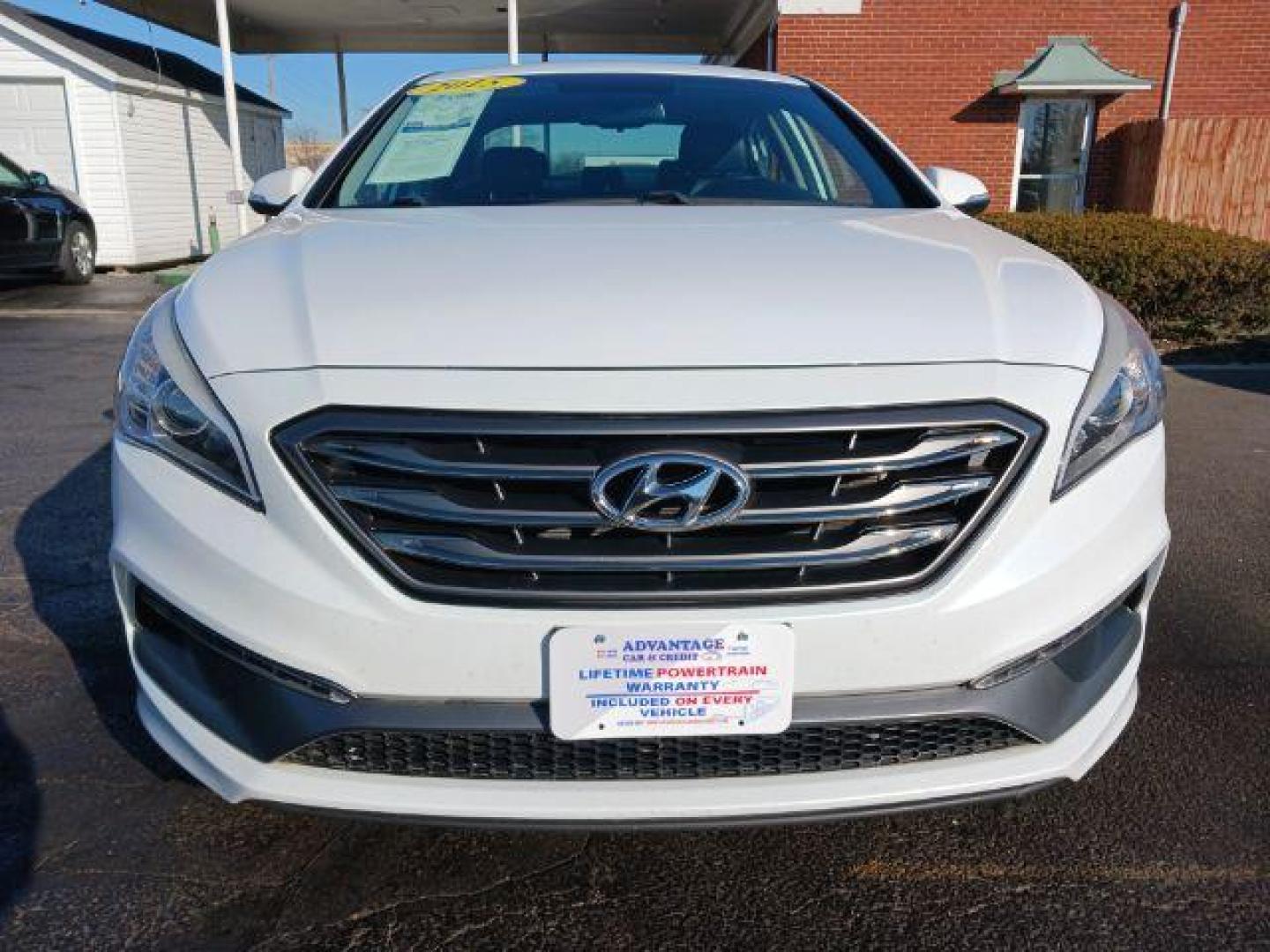 2015 Quartz White Pearl Hyundai Sonata Sport (5NPE34AF4FH) with an 2.4L L4 DOHC 16V engine, 6-Speed Automatic transmission, located at 1099 N County Rd 25A, OH, 45373, (937) 908-9800, 40.057079, -84.212883 - Photo#1