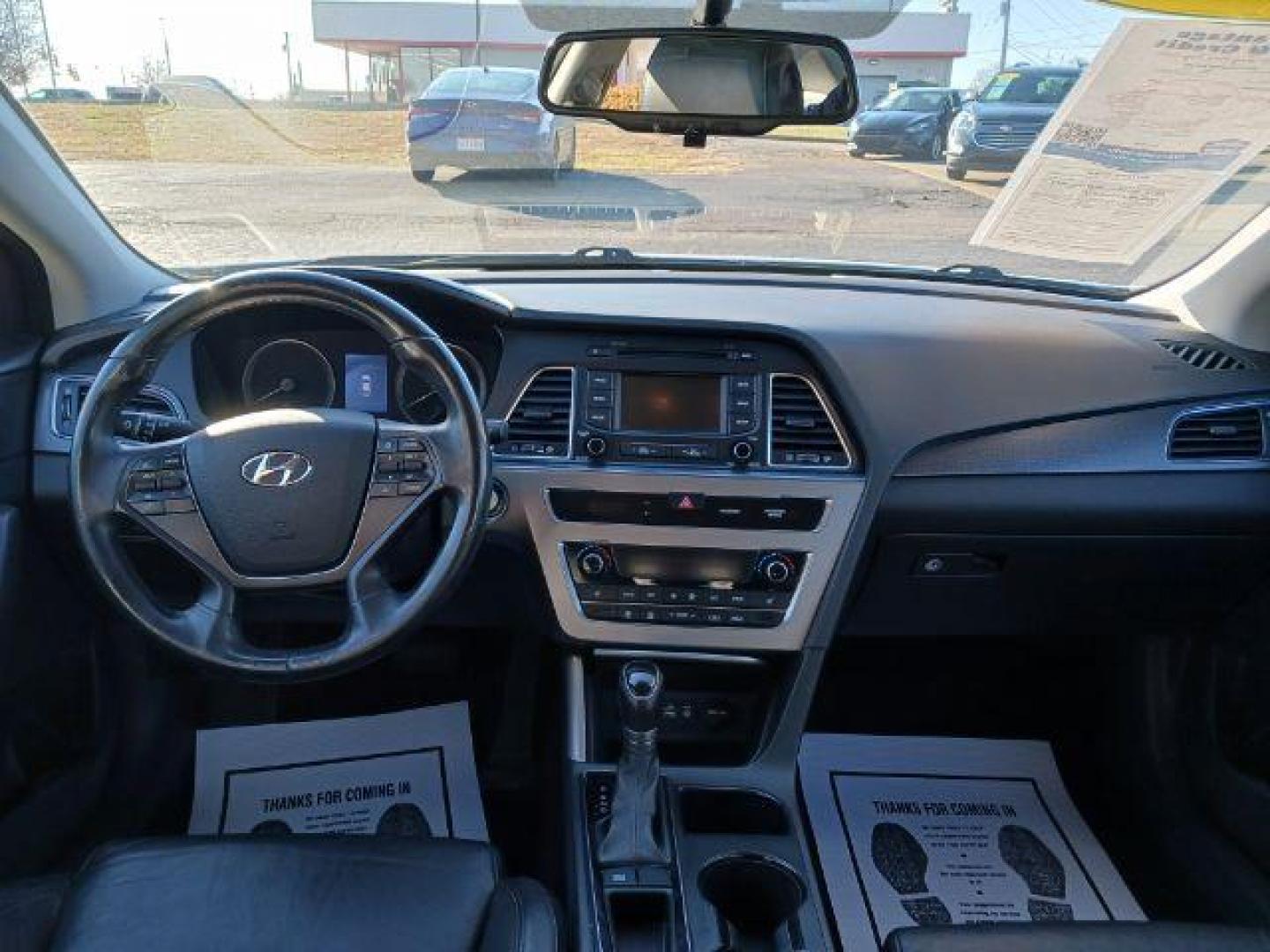 2015 Quartz White Pearl Hyundai Sonata Sport (5NPE34AF4FH) with an 2.4L L4 DOHC 16V engine, 6-Speed Automatic transmission, located at 1099 N County Rd 25A, OH, 45373, (937) 908-9800, 40.057079, -84.212883 - Photo#7