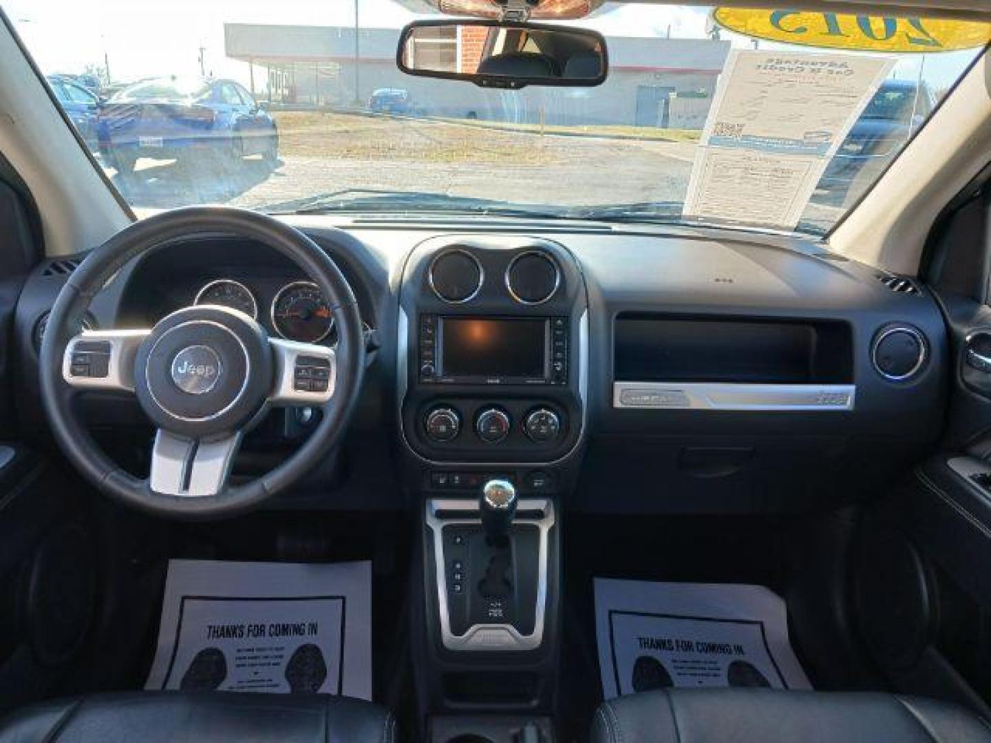 2015 Bright White Clear Coat Jeep Compass Latitude FWD (1C4NJCEA6FD) with an 2.0L L4 DOHC 16V engine, Continuously Variable Transmission transmission, located at 1099 N County Rd 25A, OH, 45373, (937) 908-9800, 40.057079, -84.212883 - Photo#7