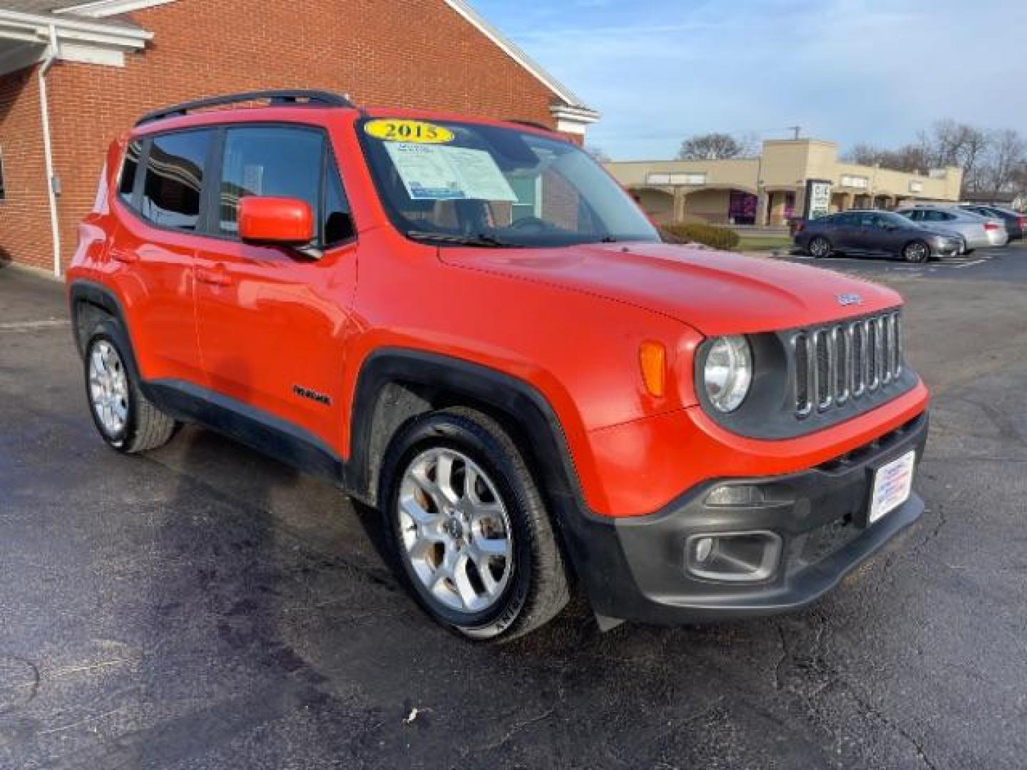 2015 Omaha Orange Jeep Renegade Latitude FWD (ZACCJABT6FP) with an 2.4L L4 DOHC 16V engine, 6-Speed Manual transmission, located at 1951 S Dayton Lakeview Rd., New Carlisle, OH, 45344, (937) 908-9800, 39.890999, -84.050255 - Photo#0