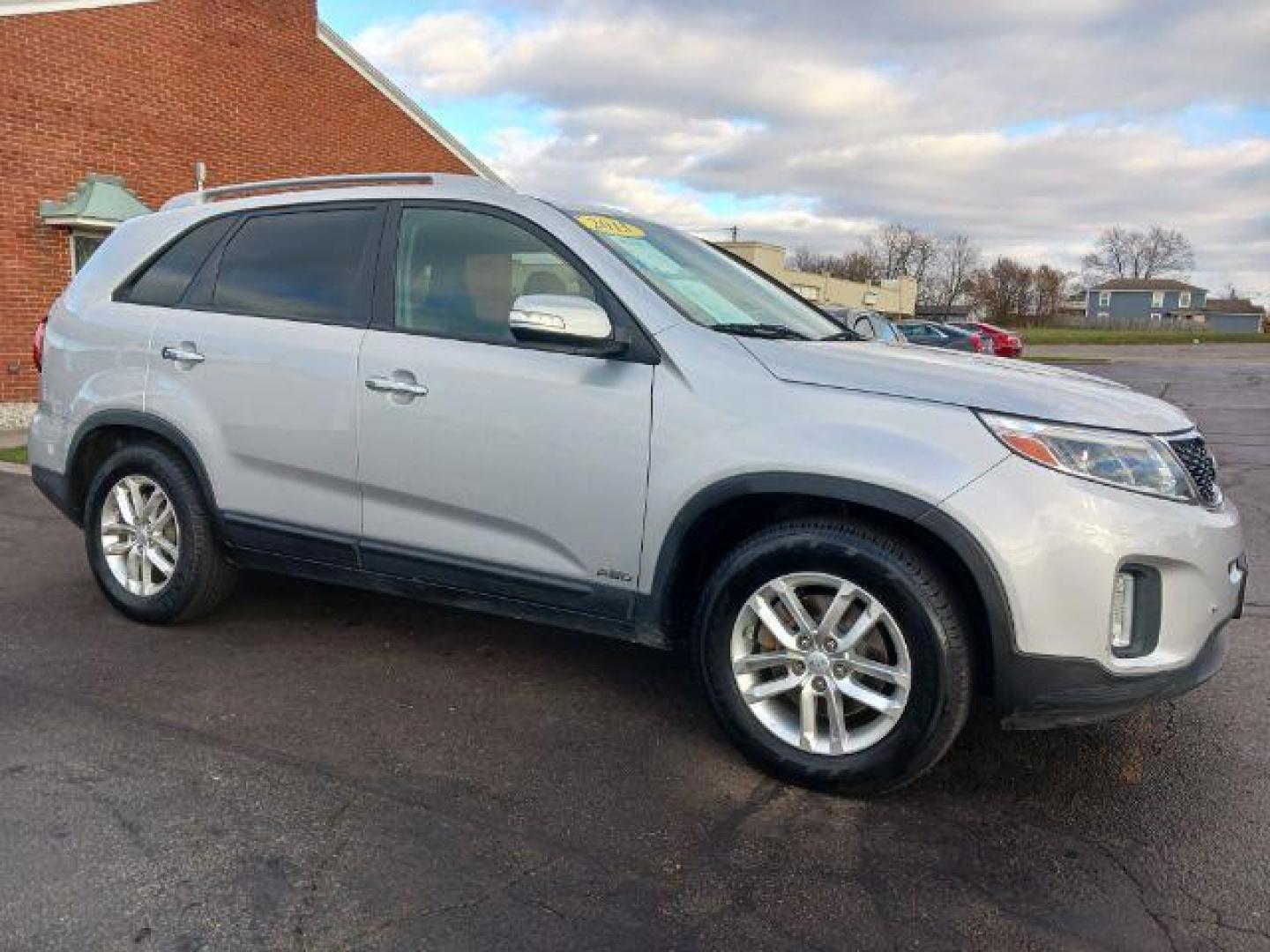 2015 Titanium Silver Kia Sorento LX AWD (5XYKTCA66FG) with an 2.4L L4 DOHC 16V engine, 6-Speed Automatic transmission, located at 401 Woodman Dr, Riverside, OH, 45431, (937) 908-9800, 39.763779, -84.122063 - Photo#0