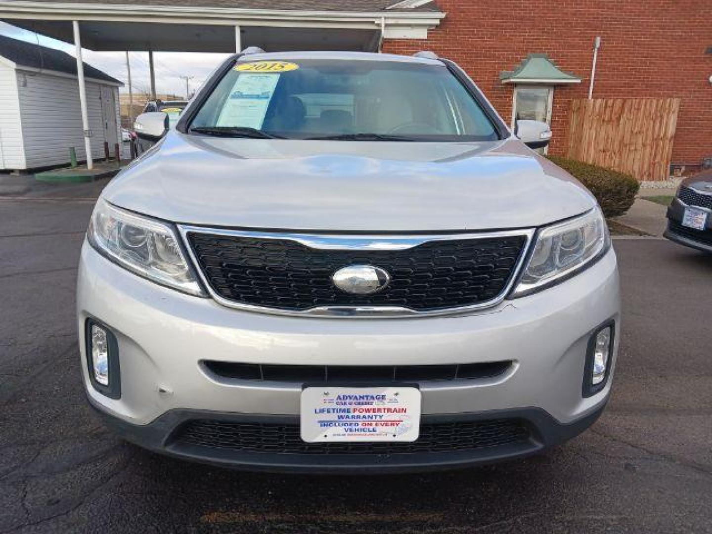 2015 Titanium Silver Kia Sorento LX AWD (5XYKTCA66FG) with an 2.4L L4 DOHC 16V engine, 6-Speed Automatic transmission, located at 401 Woodman Dr, Riverside, OH, 45431, (937) 908-9800, 39.763779, -84.122063 - Photo#1