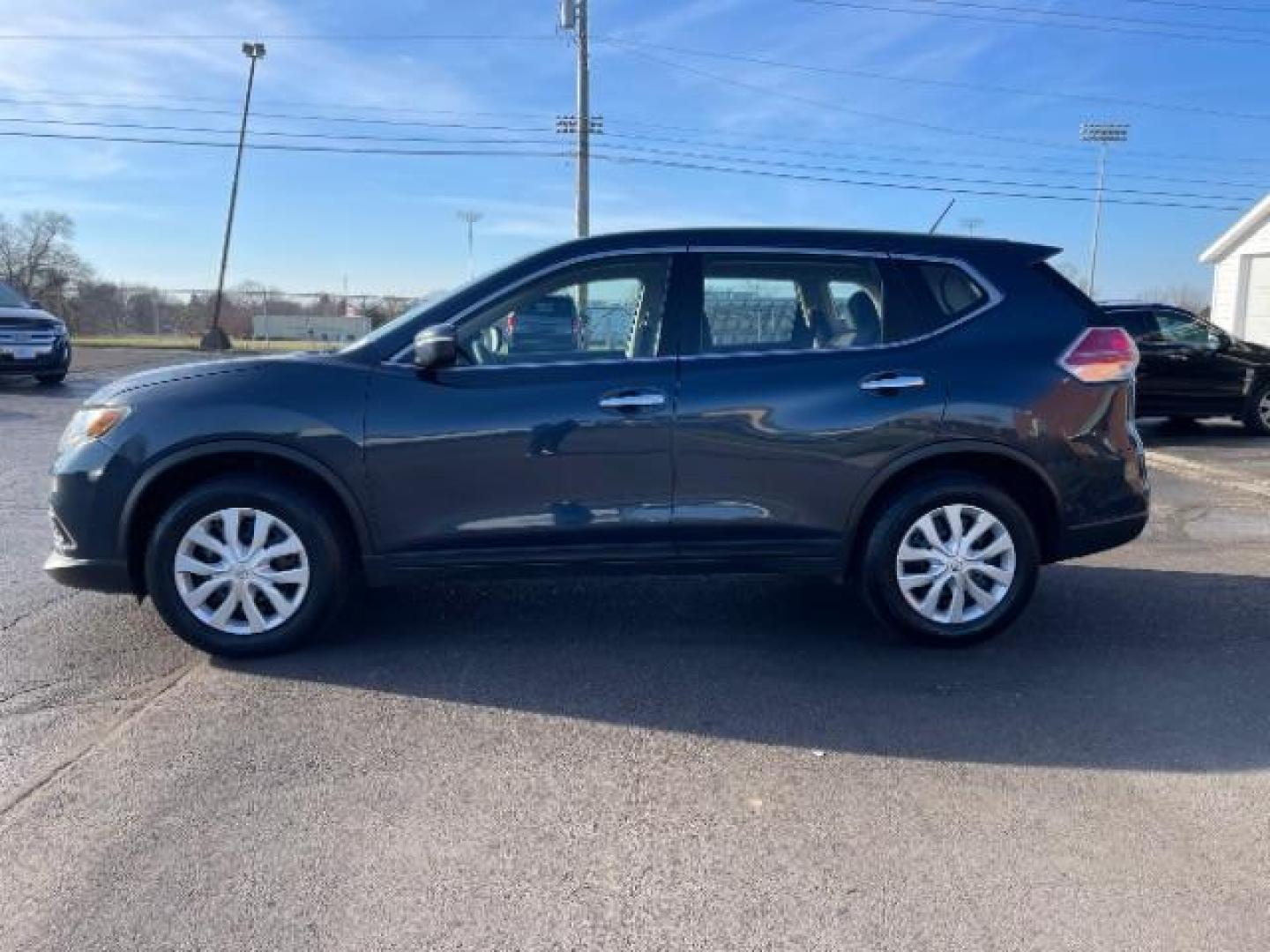 2015 Arctic Blue Metallic Nissan Rogue S AWD (KNMAT2MV5FP) with an 2.5L L4 DOHC 16V engine, Continuously Variable Transmission transmission, located at 401 Woodman Dr, Riverside, OH, 45431, (937) 908-9800, 39.763779, -84.122063 - Photo#2