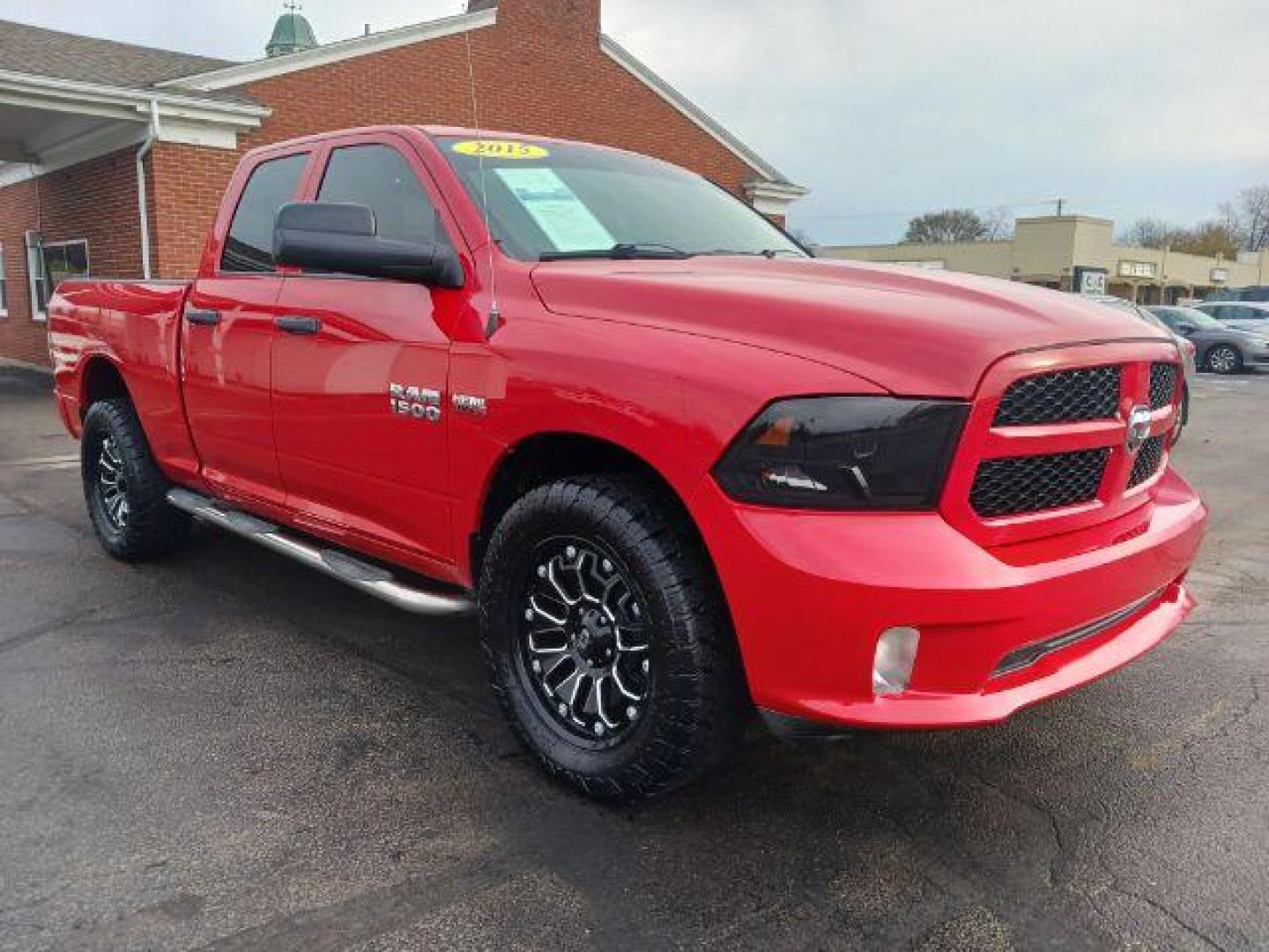 2015 Red RAM 1500 Tradesman Quad Cab 4WD (1C6RR7FT3FS) with an 5.7L V8 OHV 16V engine, 8-Speed Automatic transmission, located at 1951 S Dayton Lakeview Rd., New Carlisle, OH, 45344, (937) 908-9800, 39.890999, -84.050255 - Photo#0