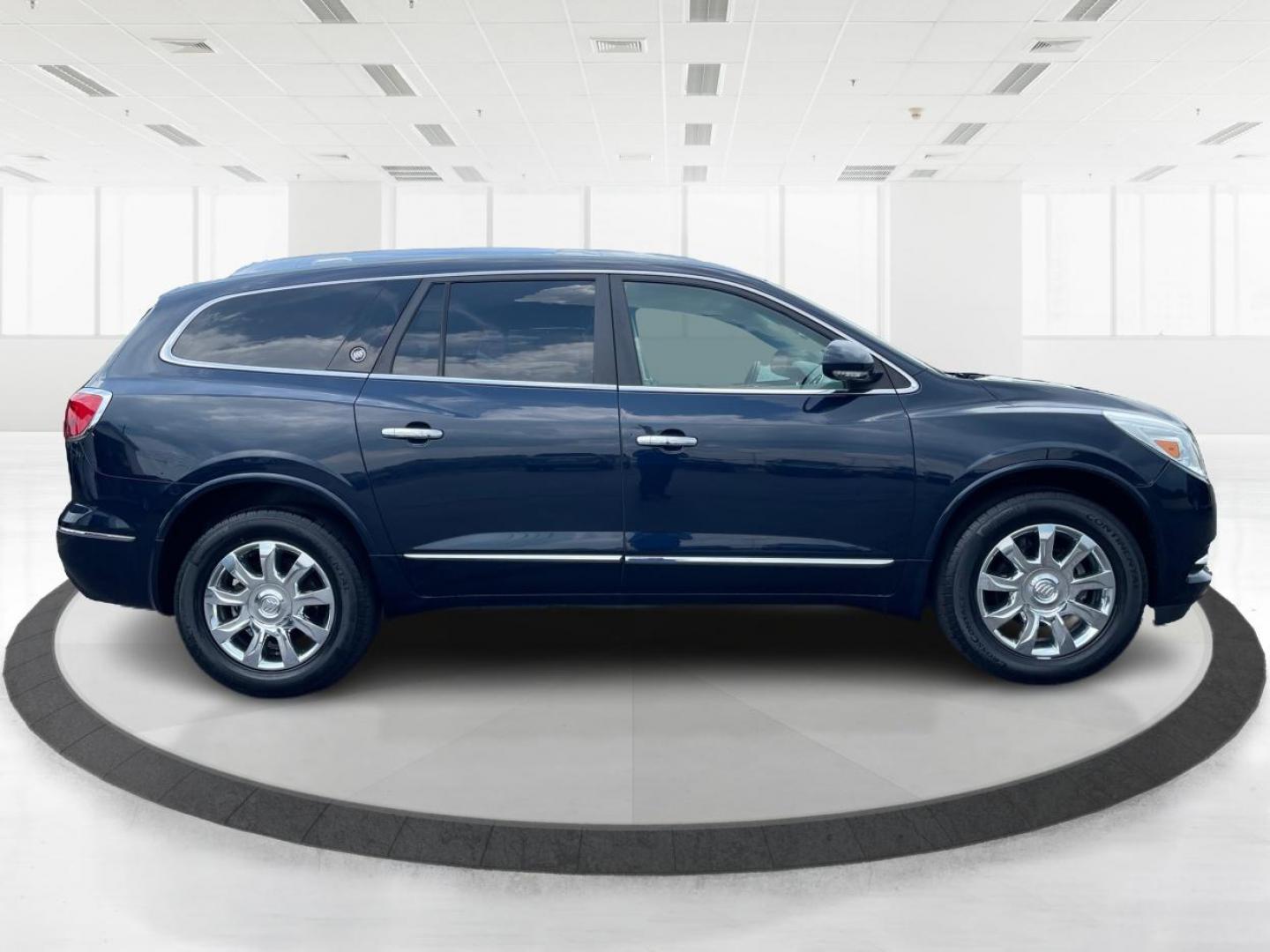 2016 Dark Sapphire Blue Metallic Buick Enclave Leather FWD (5GAKRBKD1GJ) with an 3.6L V6 DOHC 24V engine, 6-Speed Automatic Overdrive transmission, located at 1099 N County Rd 25A, OH, 45373, (937) 908-9800, 40.057079, -84.212883 - Photo#1