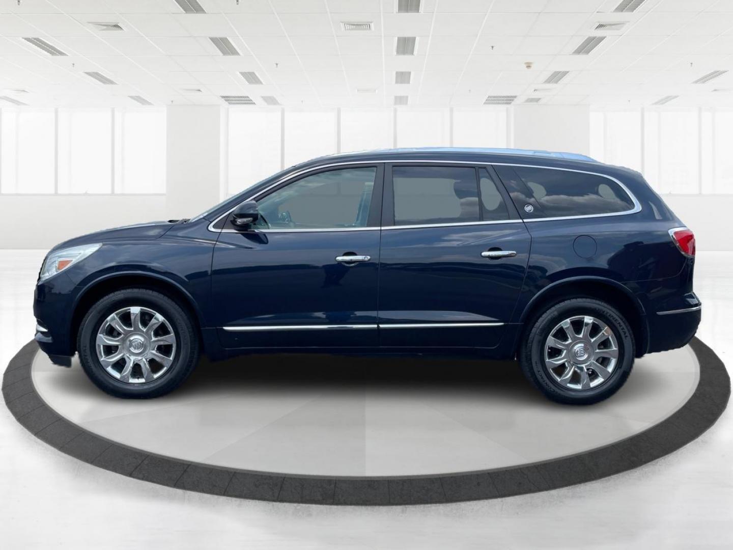 2016 Dark Sapphire Blue Metallic Buick Enclave Leather FWD (5GAKRBKD1GJ) with an 3.6L V6 DOHC 24V engine, 6-Speed Automatic Overdrive transmission, located at 1099 N County Rd 25A, OH, 45373, (937) 908-9800, 40.057079, -84.212883 - Photo#5