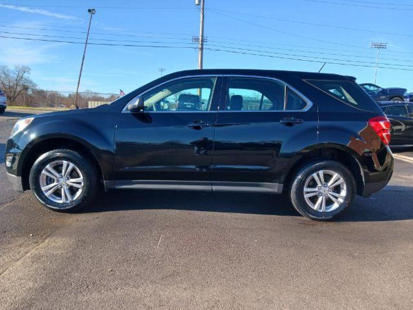 2016 Black Chevrolet Equinox LS 2WD (2GNALBEK0G6) with an 2.4L L4 DOHC 16V FFV engine, 6-Speed Automatic transmission, located at 401 Woodman Dr, Riverside, OH, 45431, (937) 908-9800, 39.763779, -84.122063 - Photo#3