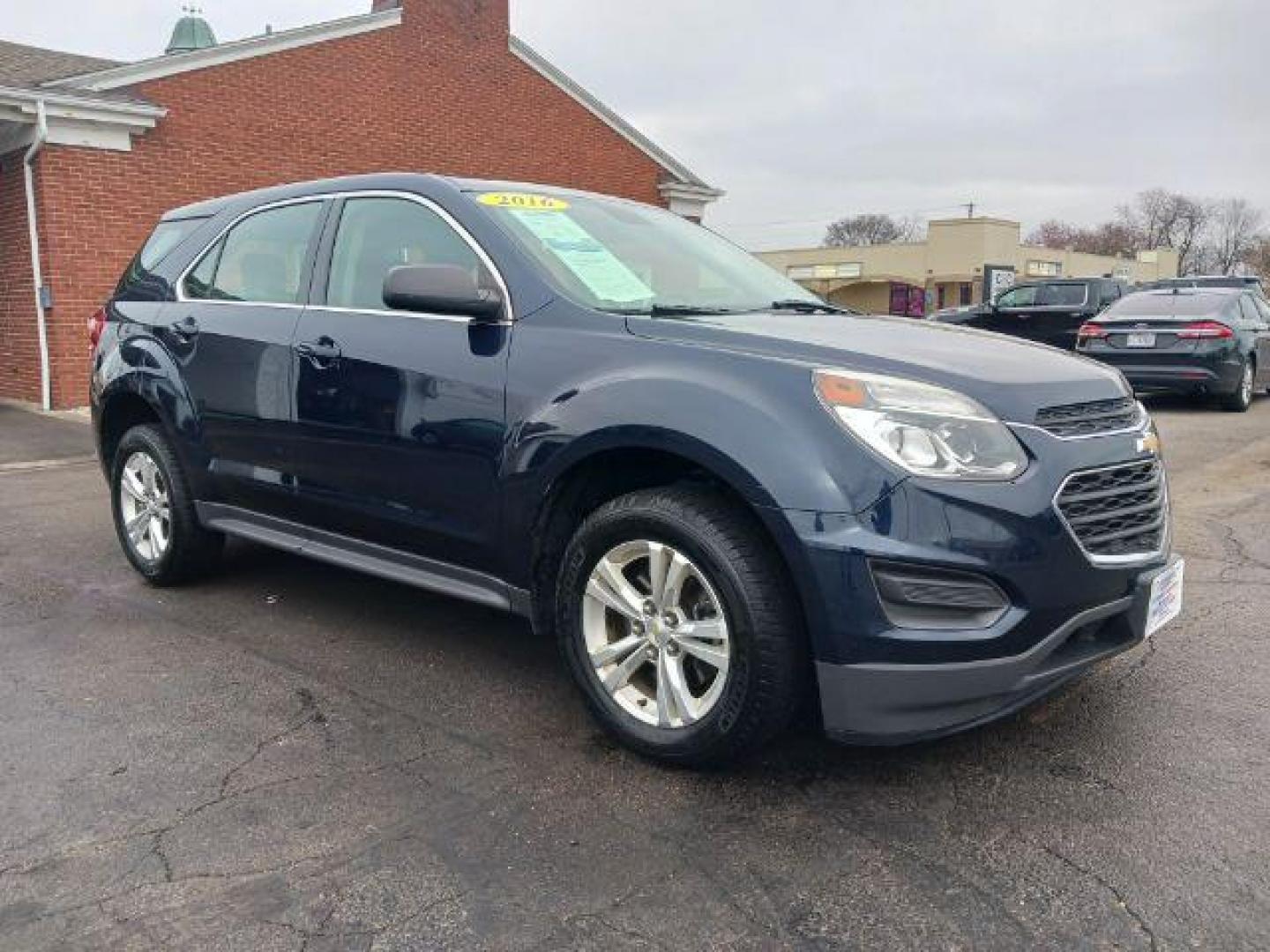 2016 Blue Velvet Metallic Chevrolet Equinox LS 2WD (2GNALBEK2G1) with an 2.4L L4 DOHC 16V FFV engine, 6-Speed Automatic transmission, located at 1230 East Main St, Xenia, OH, 45385, (937) 908-9800, 39.687321, -83.910294 - Photo#0