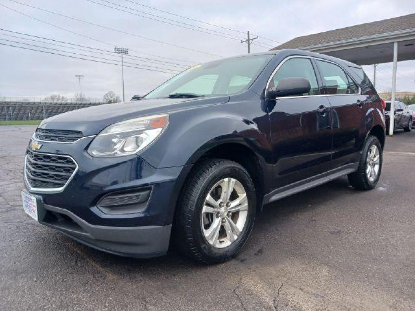 2016 Blue Velvet Metallic Chevrolet Equinox LS 2WD (2GNALBEK2G1) with an 2.4L L4 DOHC 16V FFV engine, 6-Speed Automatic transmission, located at 1230 East Main St, Xenia, OH, 45385, (937) 908-9800, 39.687321, -83.910294 - Photo#2