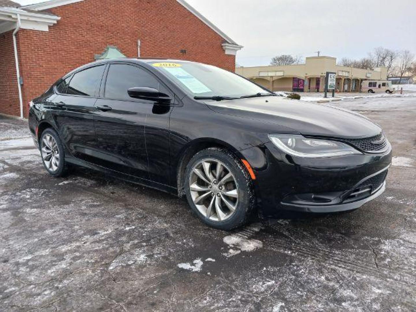 2016 Black Clear Coat Chrysler 200 S (1C3CCCBB9GN) with an 2.4L L4 DOHC 16V engine, 9-Speed Automatic transmission, located at 1184 Kauffman Ave, Fairborn, OH, 45324, (937) 908-9800, 39.807365, -84.029114 - Photo#0