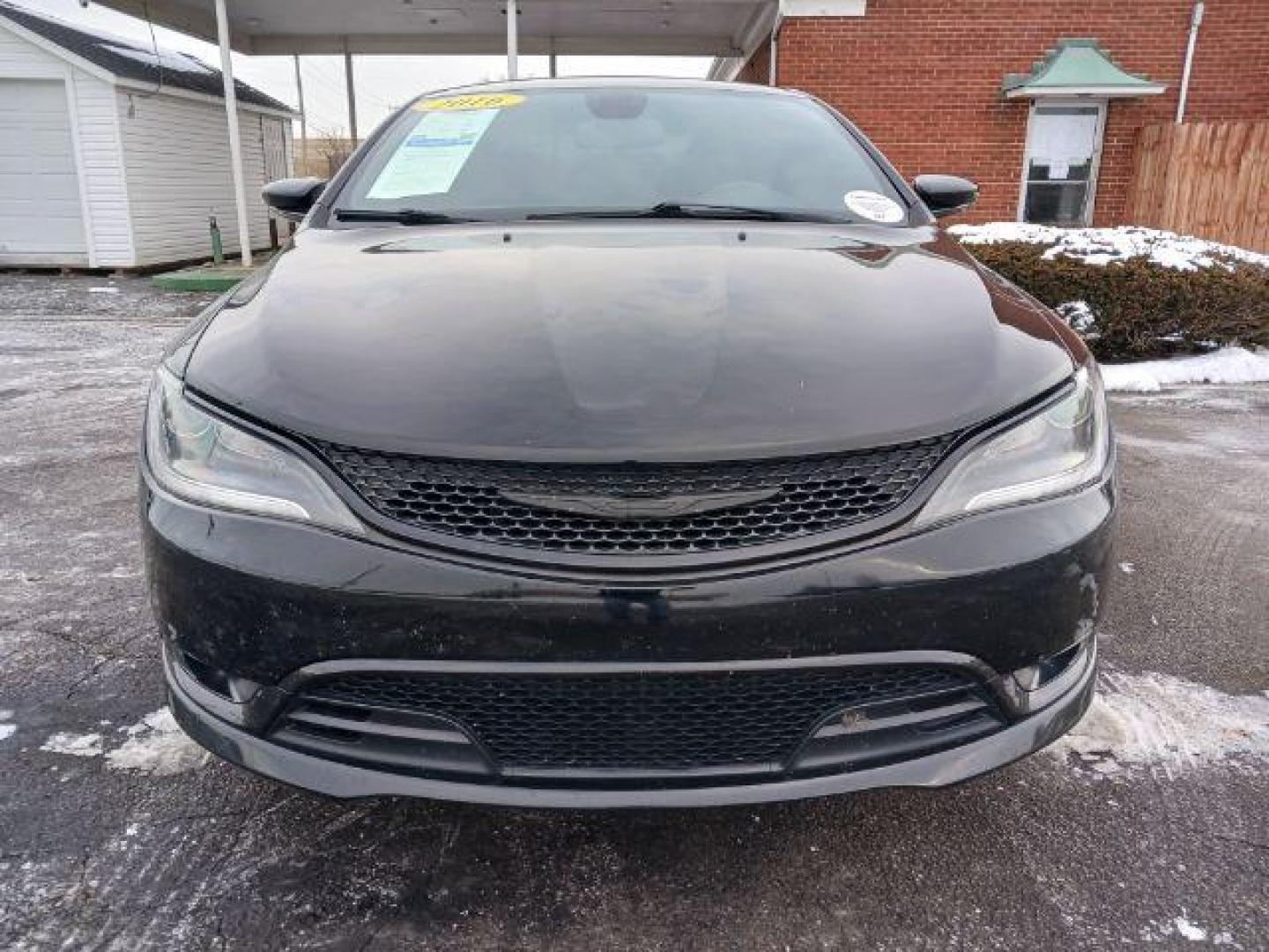 2016 Black Clear Coat Chrysler 200 S (1C3CCCBB9GN) with an 2.4L L4 DOHC 16V engine, 9-Speed Automatic transmission, located at 1184 Kauffman Ave, Fairborn, OH, 45324, (937) 908-9800, 39.807365, -84.029114 - Photo#1