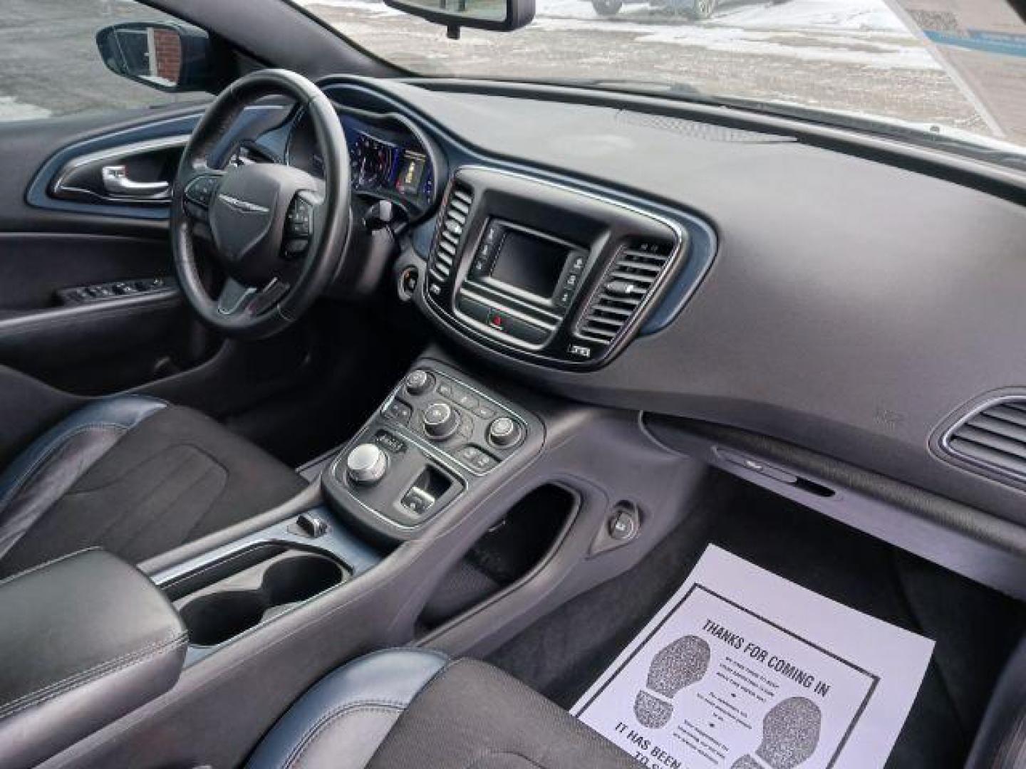 2016 Black Clear Coat Chrysler 200 S (1C3CCCBB9GN) with an 2.4L L4 DOHC 16V engine, 9-Speed Automatic transmission, located at 1184 Kauffman Ave, Fairborn, OH, 45324, (937) 908-9800, 39.807365, -84.029114 - Photo#8