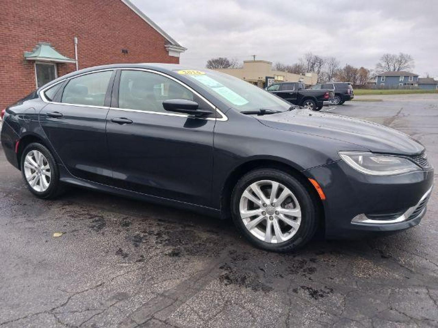 2016 Maximum Steel Metallic Clear Coat Chrysler 200 Limited (1C3CCCABXGN) with an 2.4L L4 DOHC 16V engine, 9-Speed Automatic transmission, located at 880 E. National Road, Vandalia, OH, 45377, (937) 908-9800, 39.892189, -84.181015 - Photo#0