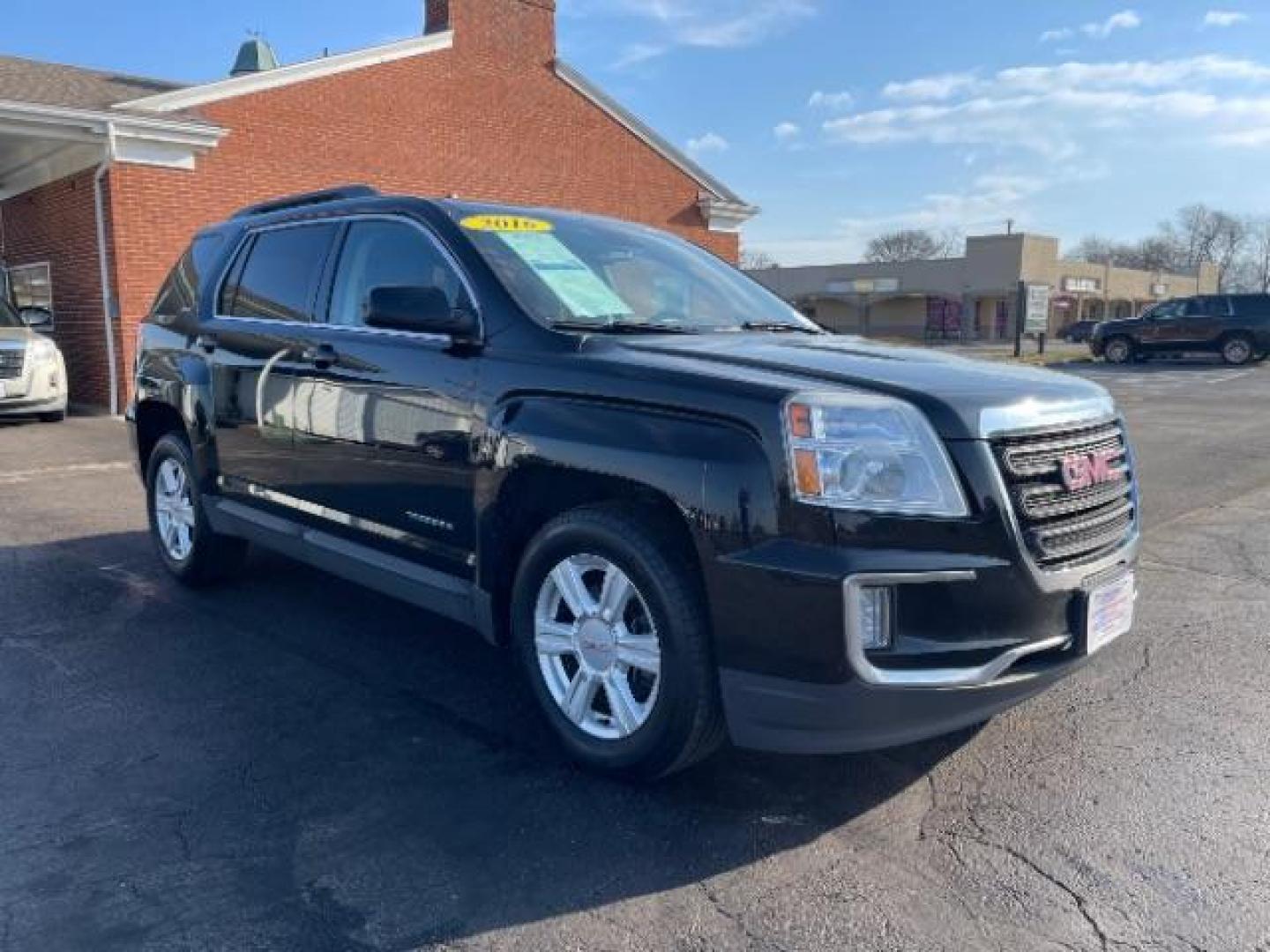 2016 Onyx Black GMC Terrain SLE2 AWD (2GKFLTEK4G6) with an 2.4L L4 DOHC 16V engine, 6-Speed Automatic transmission, located at 401 Woodman Dr, Riverside, OH, 45431, (937) 908-9800, 39.763779, -84.122063 - Photo#0