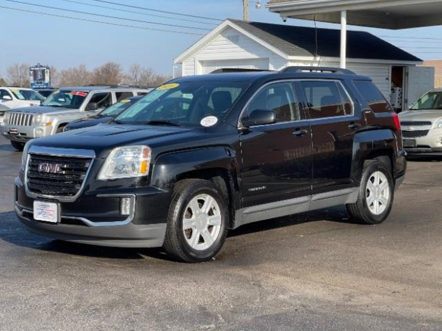 2016 Onyx Black GMC Terrain SLE2 AWD (2GKFLTEK4G6) with an 2.4L L4 DOHC 16V engine, 6-Speed Automatic transmission, located at 401 Woodman Dr, Riverside, OH, 45431, (937) 908-9800, 39.763779, -84.122063 - Photo#1