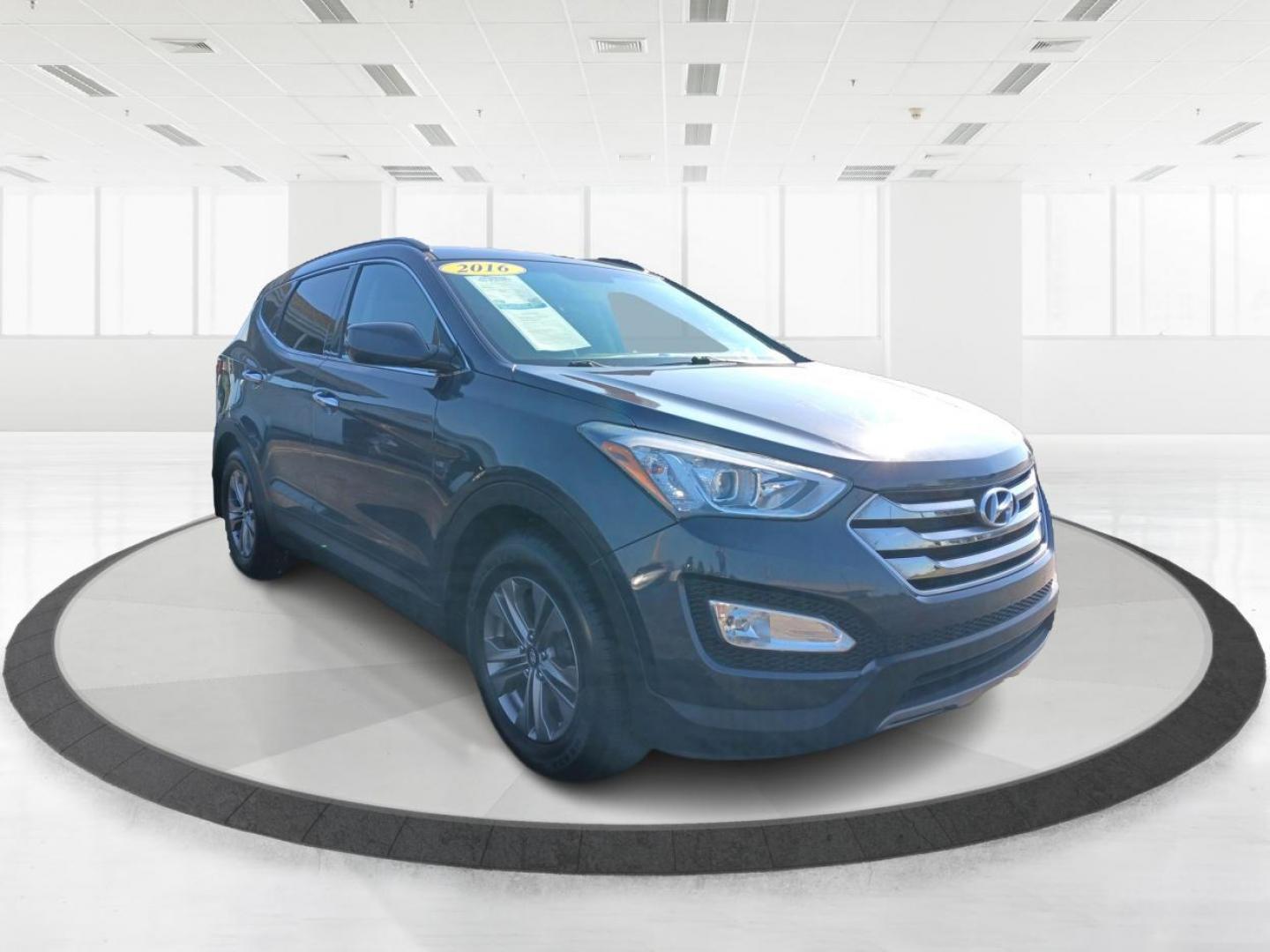 2016 Marlin Blue Hyundai Santa Fe Sport 2.4 AWD (5XYZUDLB5GG) with an 2.4L L4 DOHC 16V engine, 6-Speed Automatic transmission, located at 1951 S Dayton Lakeview Rd., New Carlisle, OH, 45344, (937) 908-9800, 39.890999, -84.050255 - Photo#0