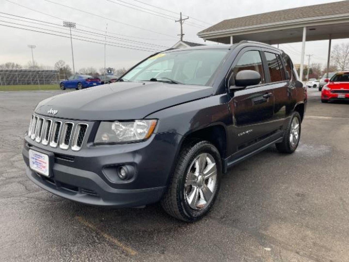 2016 Blue Jeep Compass Sport 4WD (1C4NJDBB5GD) with an 2.4L L4 DOHC 16V engine, located at 1230 East Main St, Xenia, OH, 45385, (937) 908-9800, 39.687321, -83.910294 - Photo#1