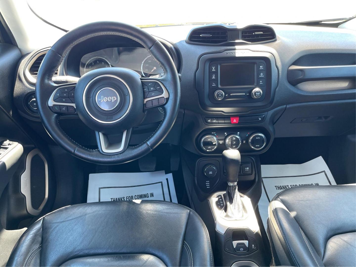 2016 Jetset Blue Jeep Renegade (ZACCJBDT0GP) with an 2.4L L4 DOHC 16V engine, 9-Speed Automatic transmission, located at 1230 East Main St, Xenia, OH, 45385, (937) 908-9800, 39.687321, -83.910294 - Photo#19