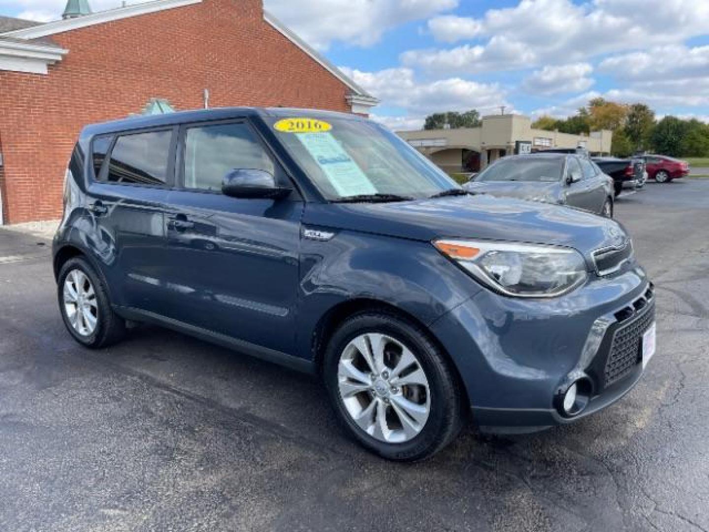 2016 Titanium Gray Kia Soul + (KNDJP3A54G7) with an 2.0L L4 DOHC 16V engine, 6-Speed Automatic transmission, located at 1184 Kauffman Ave, Fairborn, OH, 45324, (937) 908-9800, 39.807365, -84.029114 - Photo#0