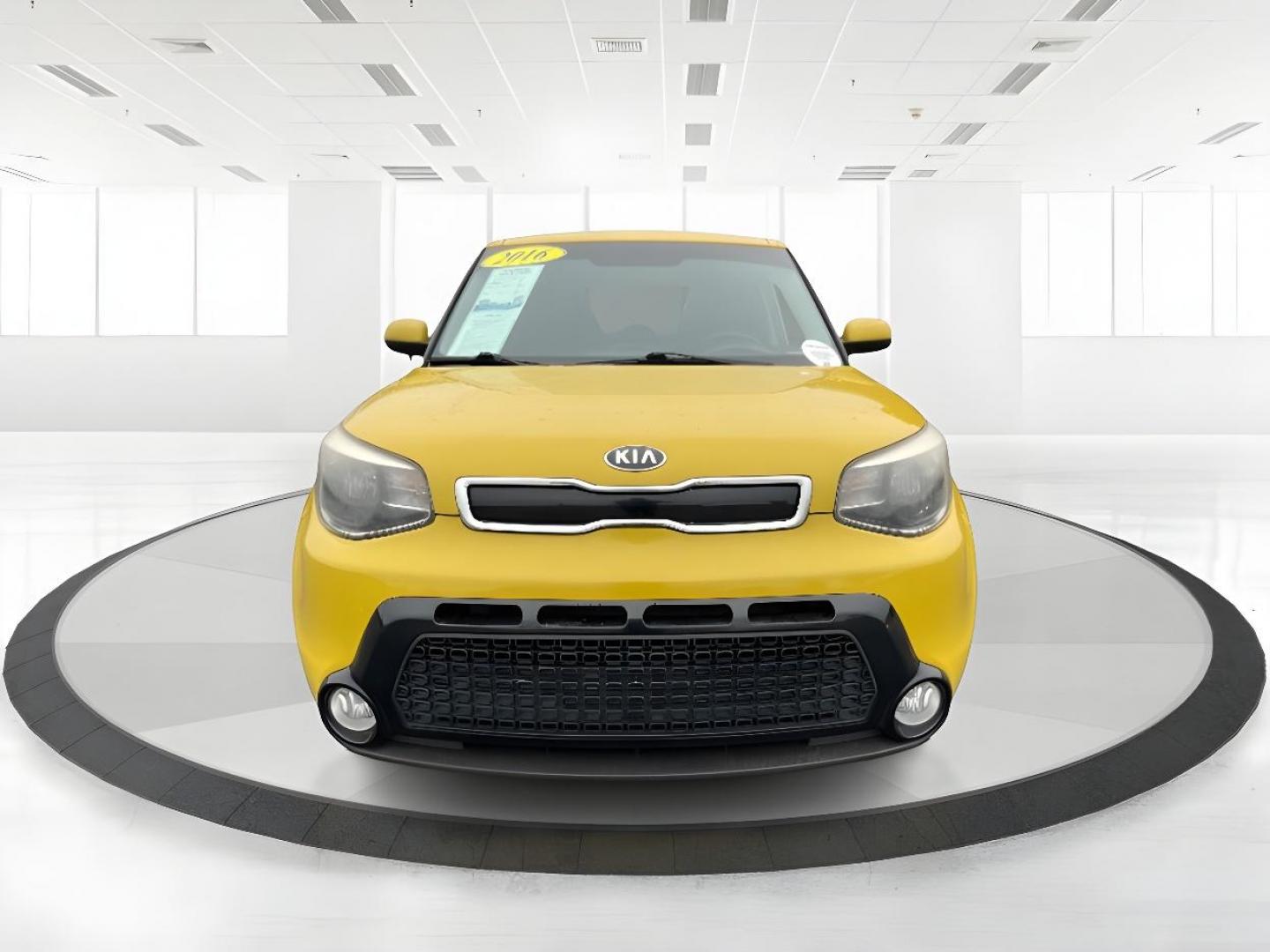 2016 Solar Yellow Kia Soul + (KNDJP3A51G7) with an 2.0L L4 DOHC 16V engine, 6A transmission, located at 1184 Kauffman Ave, Fairborn, OH, 45324, (937) 908-9800, 39.807365, -84.029114 - Photo#4